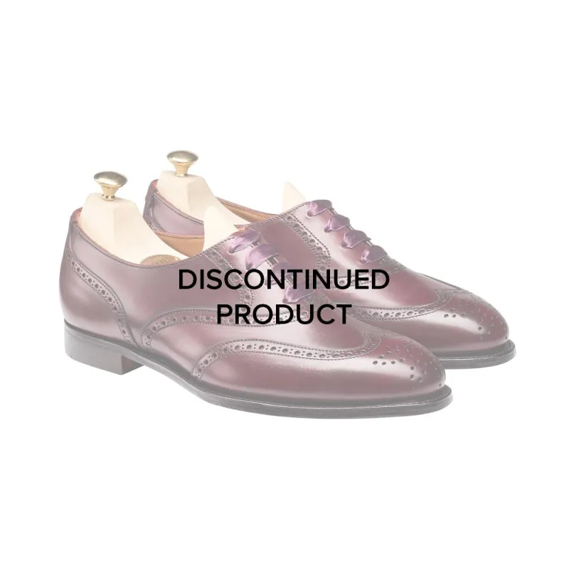 Jenny Burgundy Burnished Calf made by Crockett & Jones