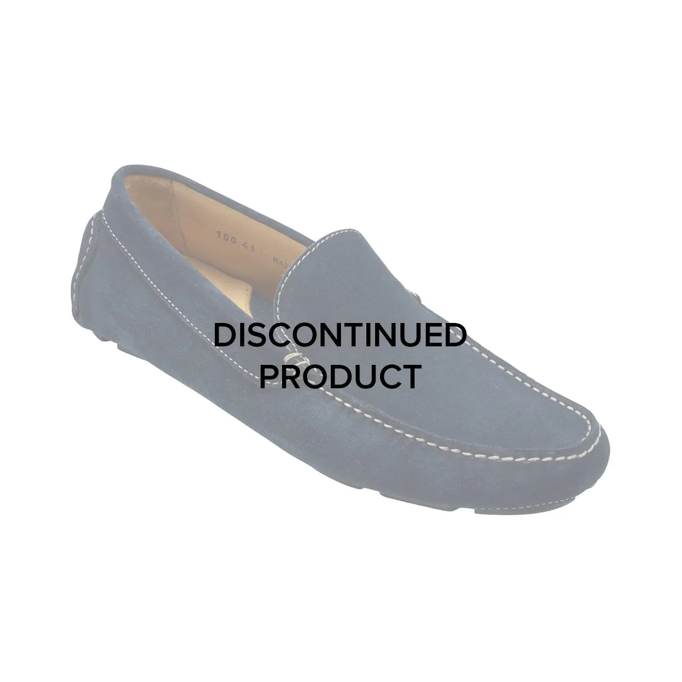 Como Navy Suede sold by Crockett & Jones