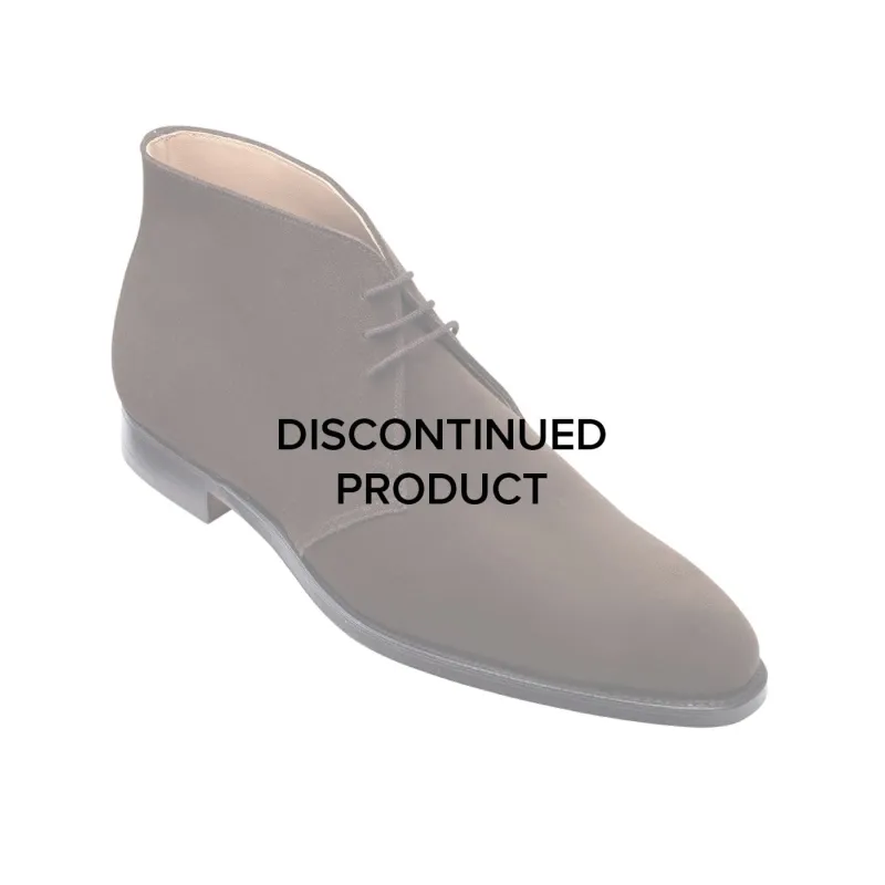 Ealing Dark Brown Suede made by Crockett & Jones