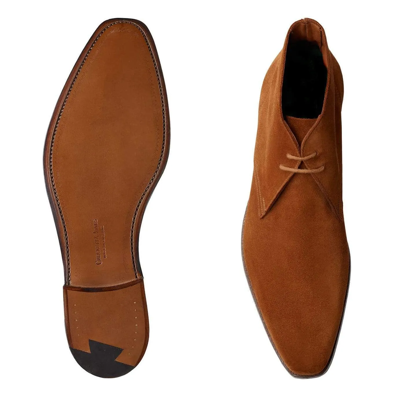 Milton Polo Brown Calf Suede sold by Crockett & Jones product image thumbnail 2