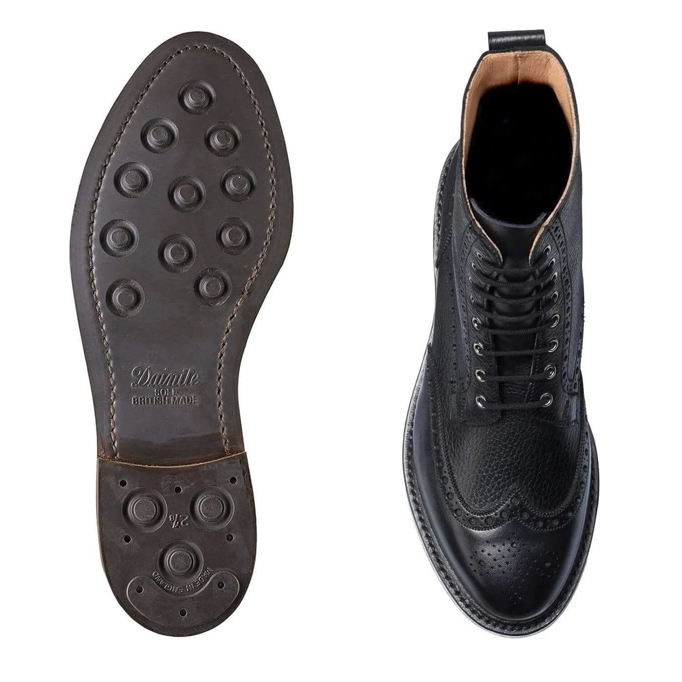 Grace Black Wax Calf & Black Country Calf sold by Crockett & Jones product image thumbnail 2