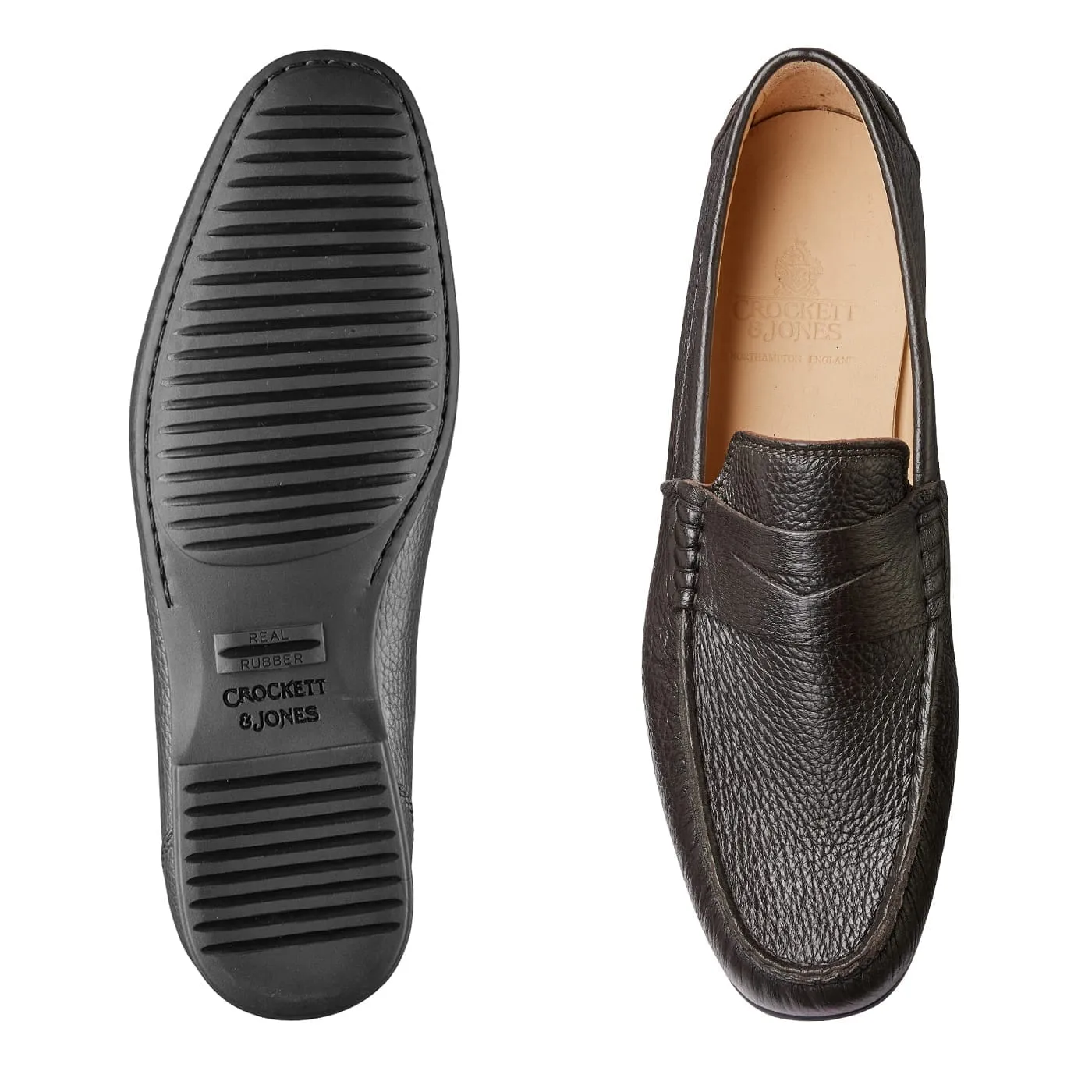 Genoa Dark Brown Grain sold by Crockett & Jones product image thumbnail 2