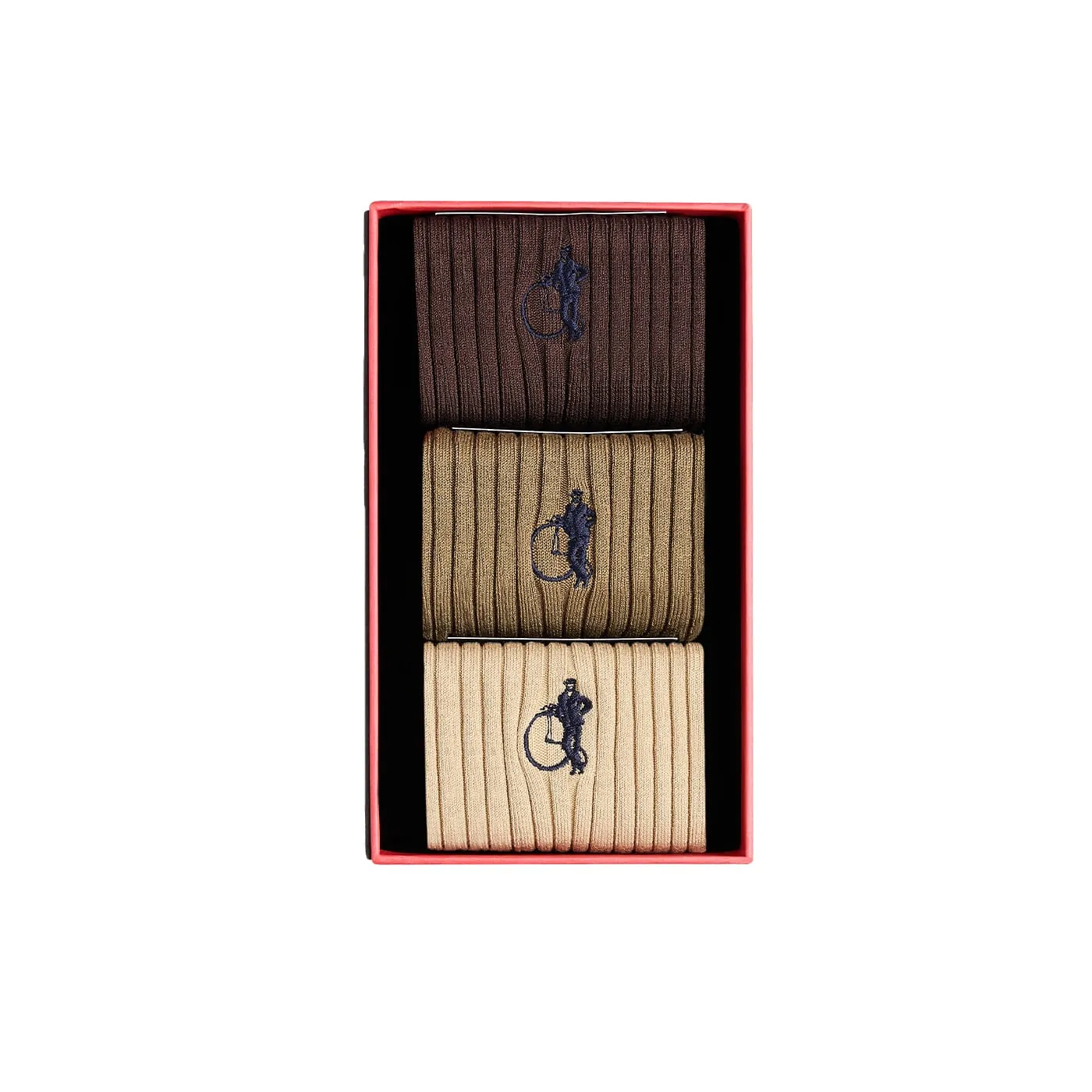 Simply Sartorial 3 Pair Coffee Break sold by Crockett & Jones