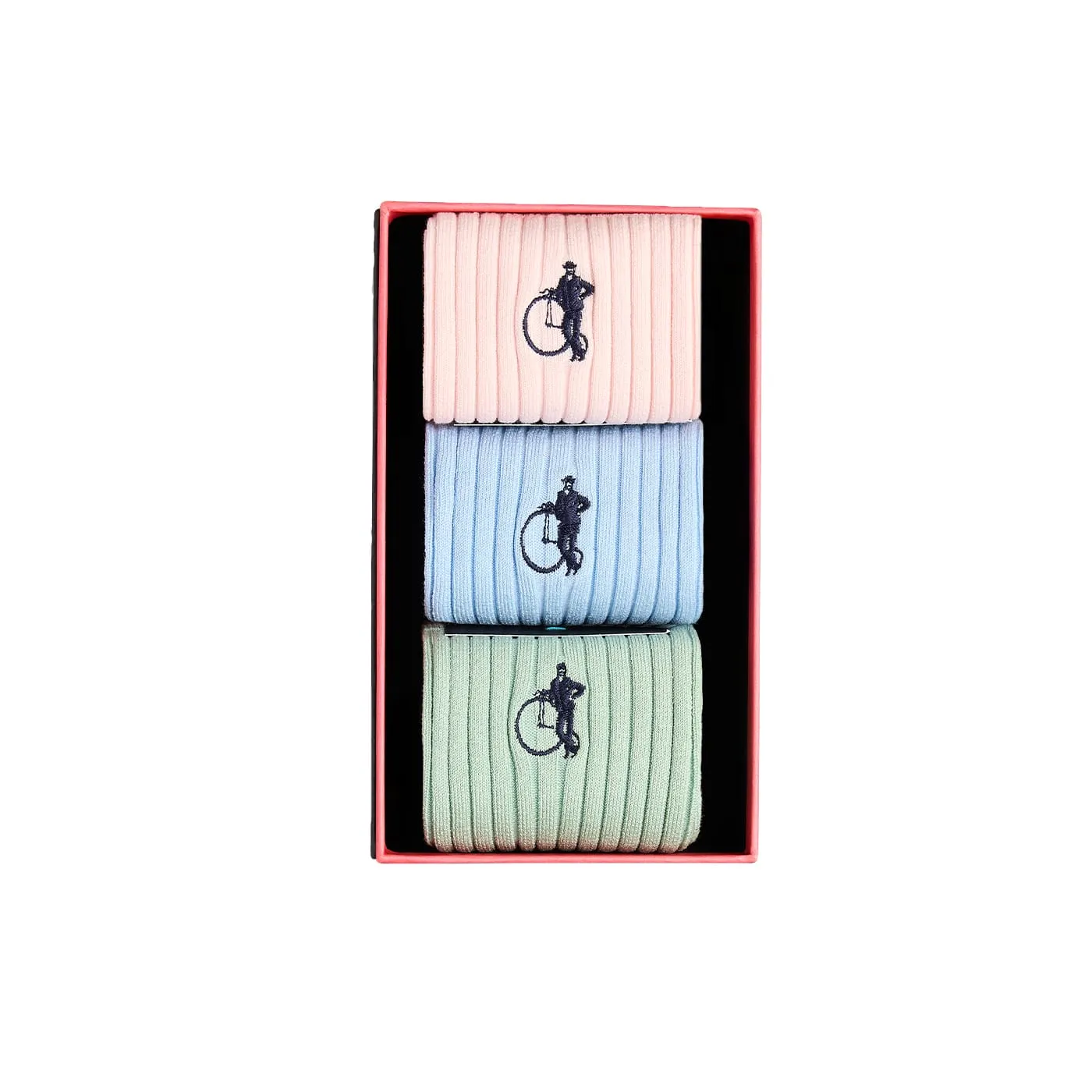 Simply Sartorial 3 Pair Pastel sold by Crockett & Jones