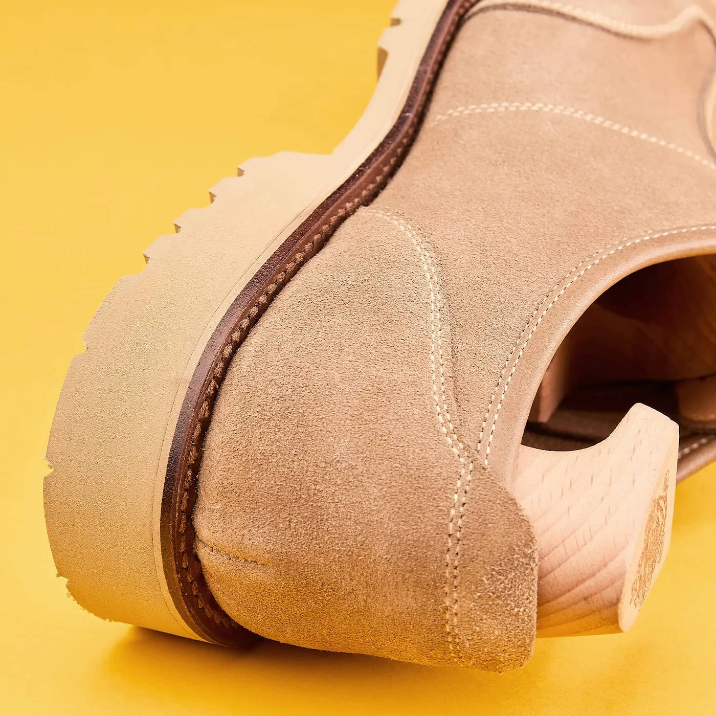 Bowland Taupe Reverse Butt Suede sold by Crockett & Jones product image thumbnail 5