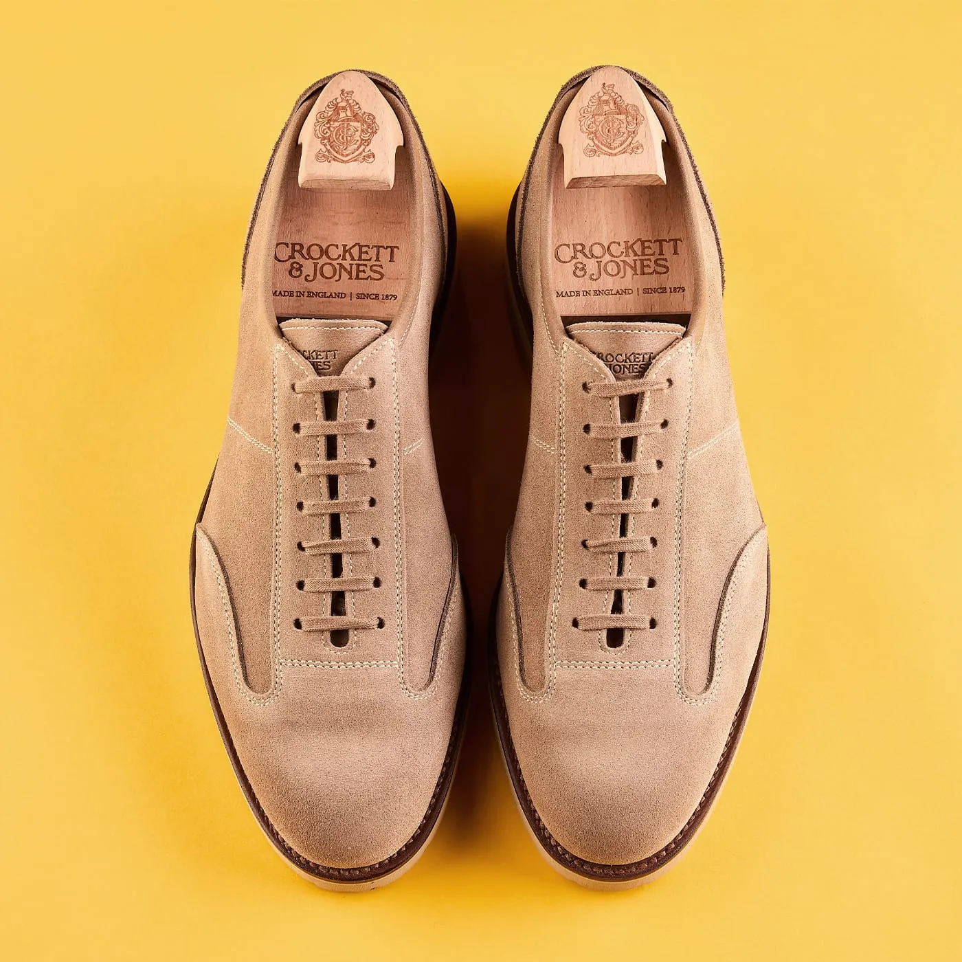 Bowland Taupe Reverse Butt Suede sold by Crockett & Jones product image thumbnail 2