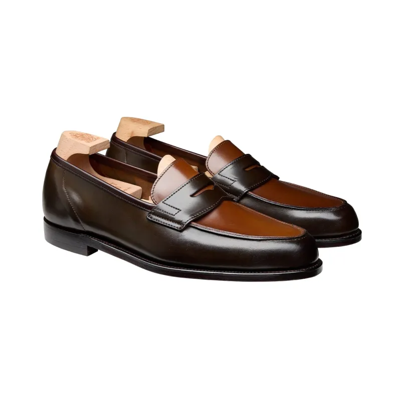 Richmond 2 Dark Brown & Whisky Cordovan made by Crockett & Jones