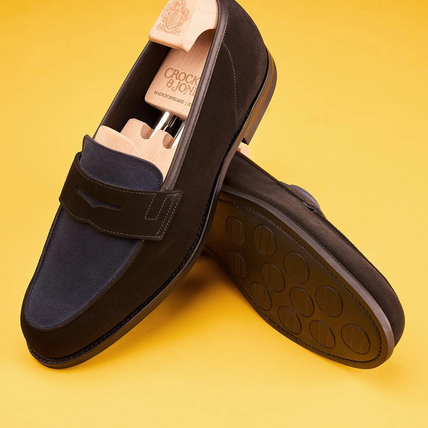 Richmond 2 Black & Ocean Suede sold by Crockett & Jones product image thumbnail 3