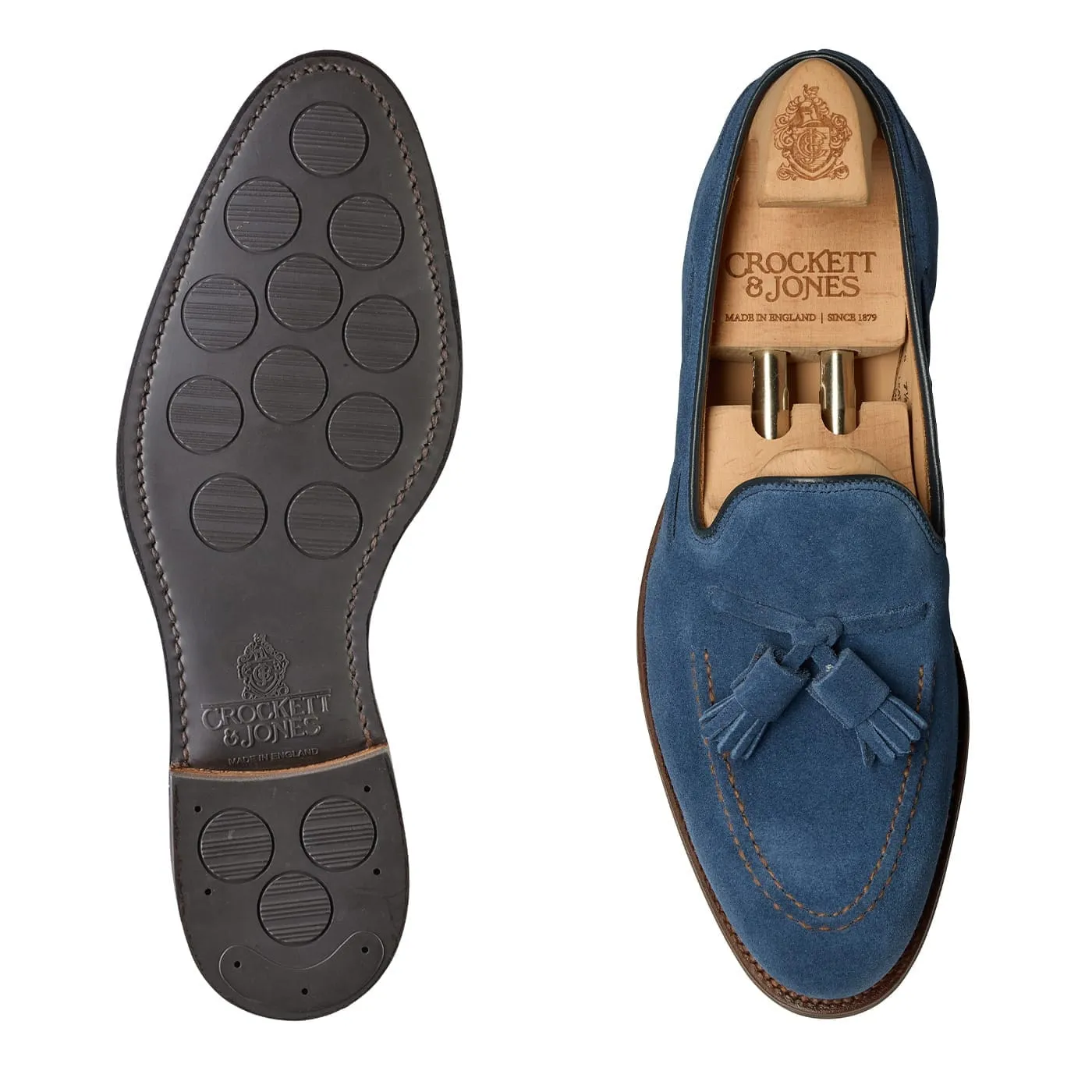 Jersey Mid Blue Suede sold by Crockett & Jones product image thumbnail 2
