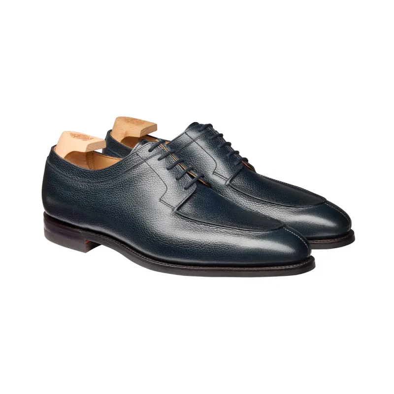 Hardwick Navy Pebble Grain made by Crockett & Jones