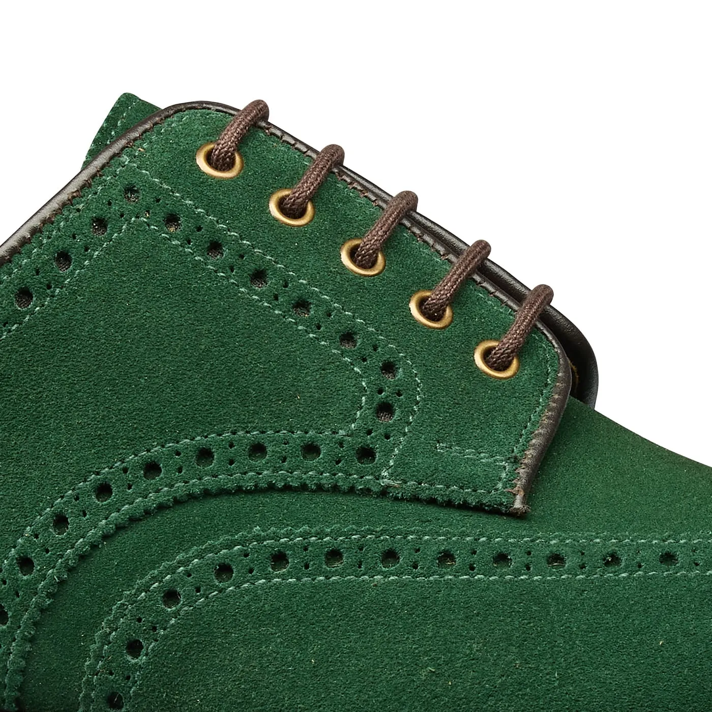 Pembroke Bottle Green Suede sold by Crockett & Jones product image thumbnail 5
