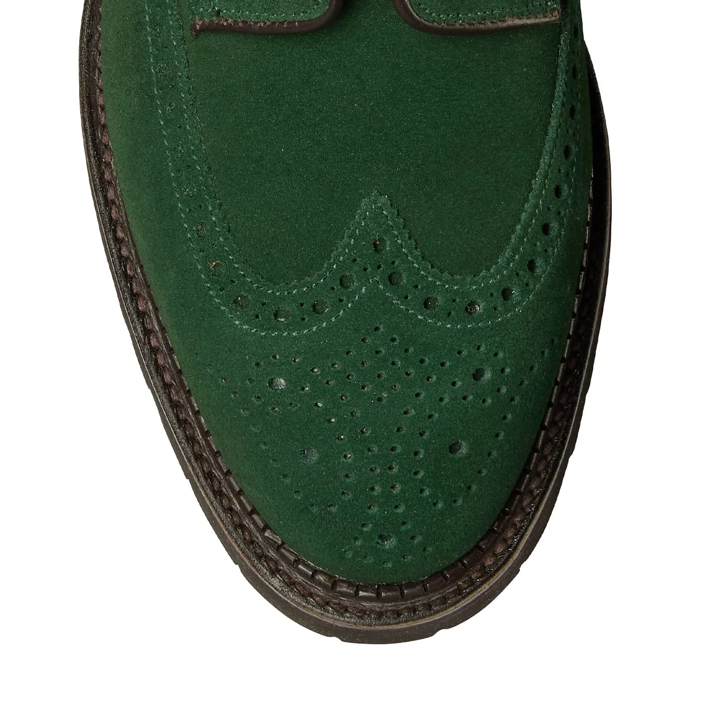 Pembroke Bottle Green Suede sold by Crockett & Jones product image thumbnail 4