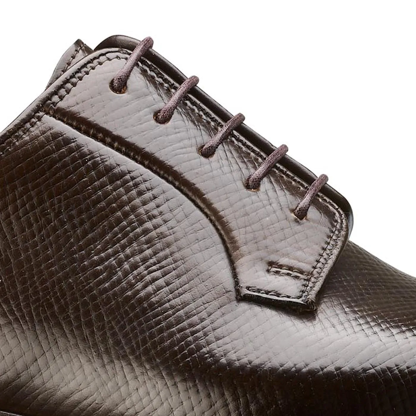 Lanark 5 Dark Brown Hatch Grain Cordovan sold by Crockett & Jones product image thumbnail 5