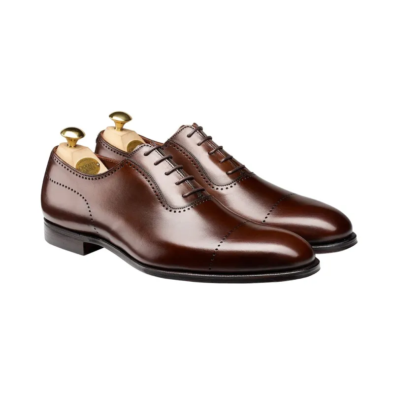 Courtenay Dark Brown Antique Calf made by Crockett & Jones