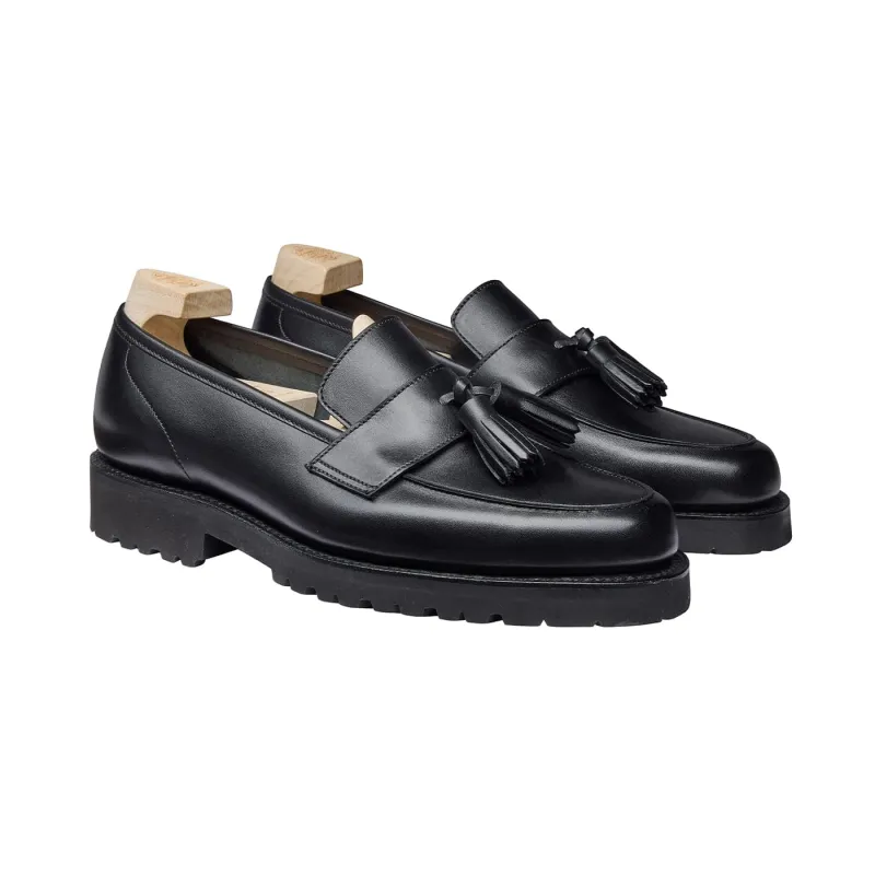Pearl Black Wax Calf made by Crockett & Jones