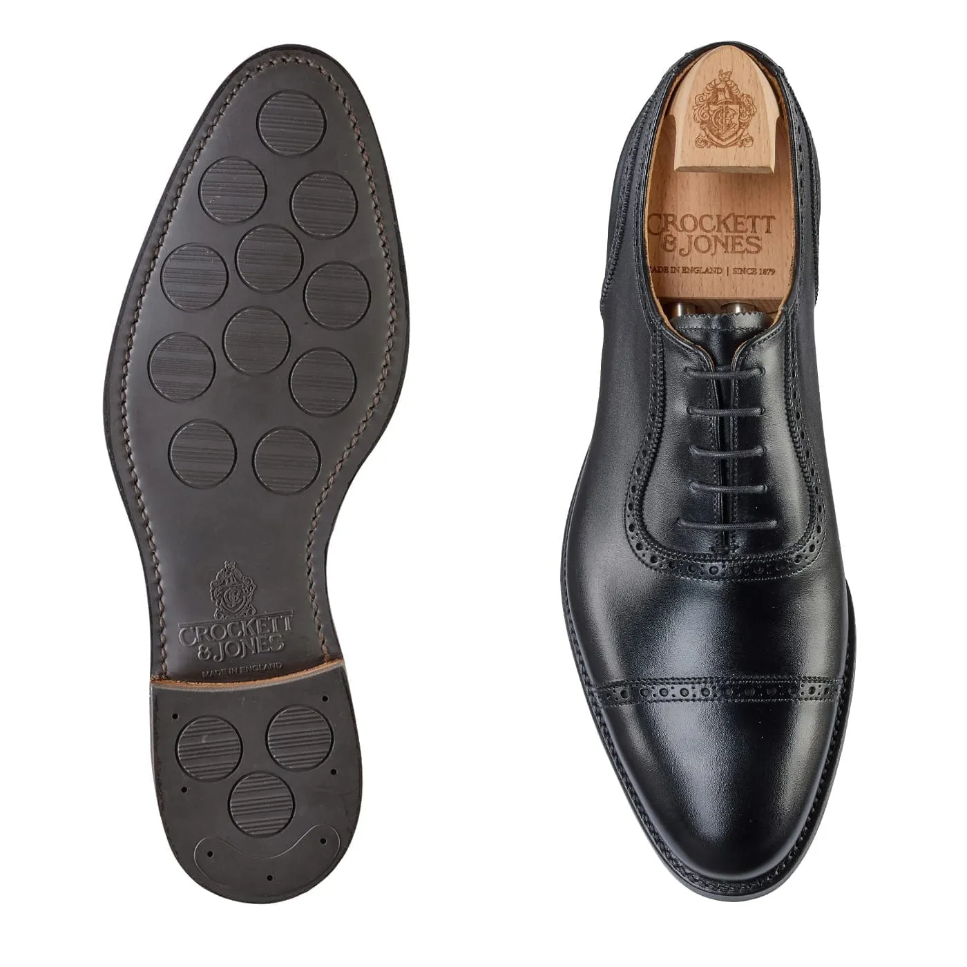 Westbourne 4 Black Calf sold by Crockett & Jones product image thumbnail 2