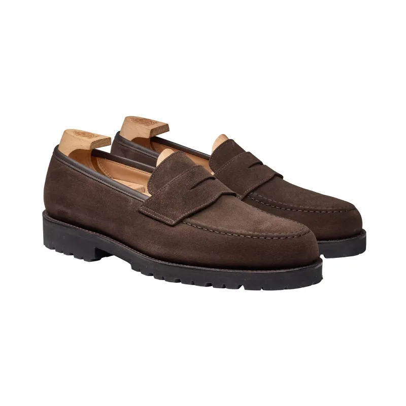 Boston 2 Dark Oak Suede made by Crockett & Jones