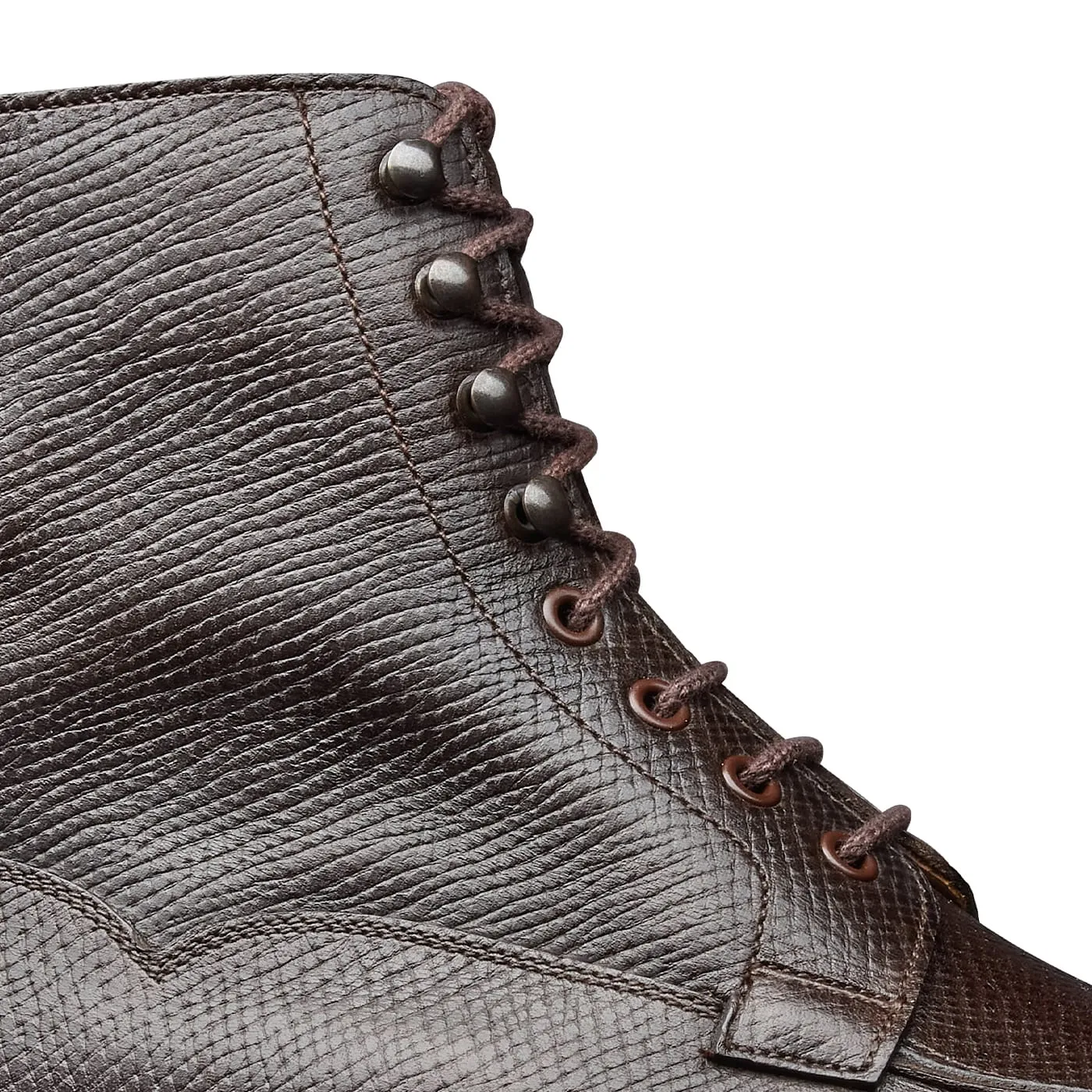Aspen Dark Brown Hatch Grain sold by Crockett & Jones product image thumbnail 5