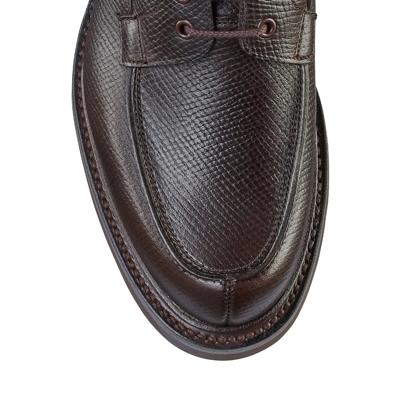 Aspen Dark Brown Hatch Grain sold by Crockett & Jones product image thumbnail 4
