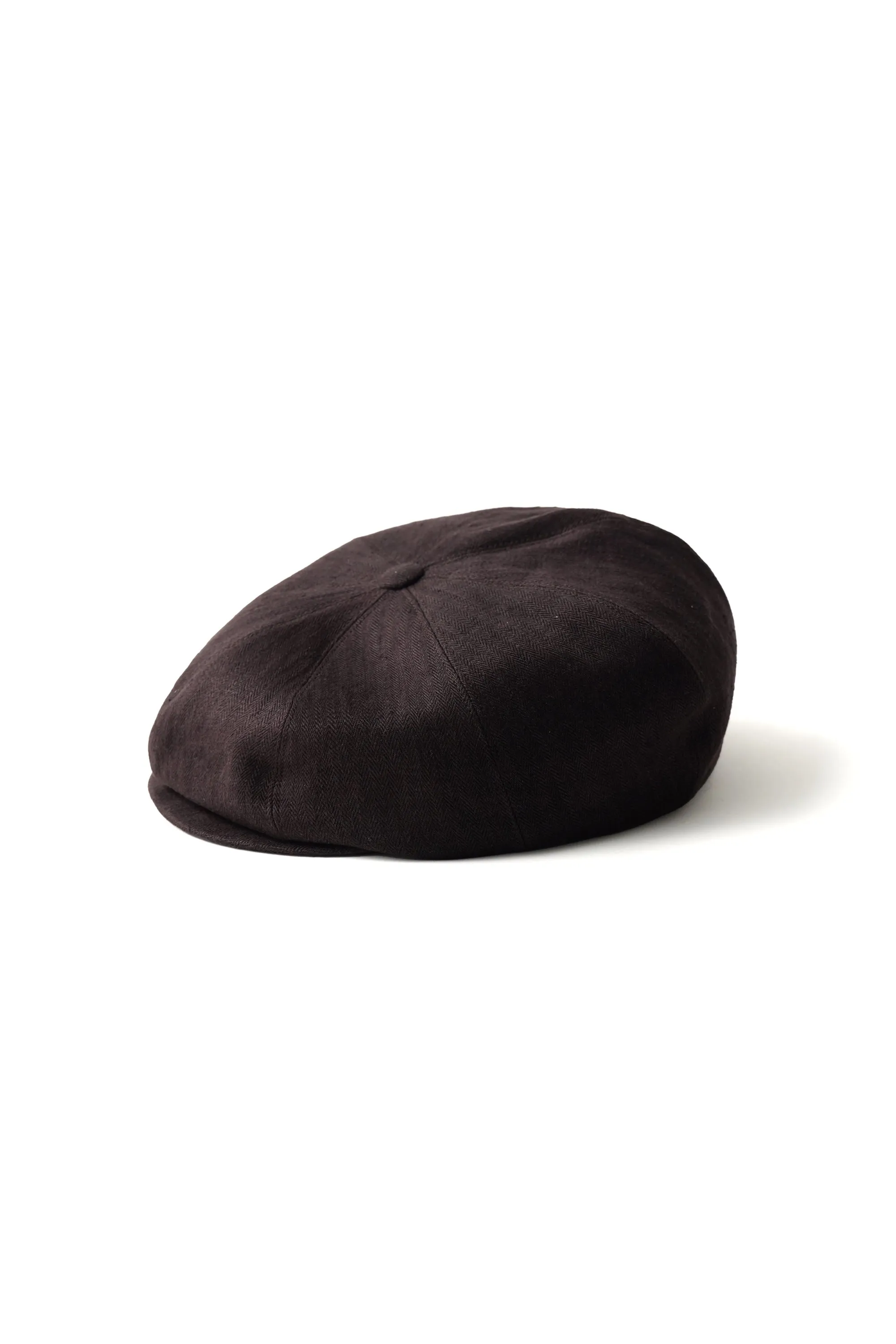 LINEN HERRINGBONE PEAKED CAP - 261OJ-HT02 sold by Old Joe