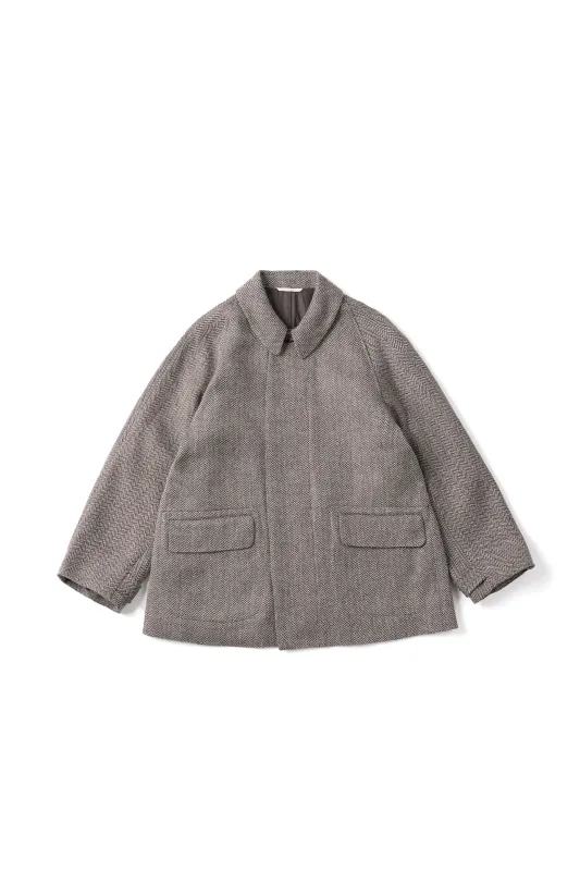 FLY-FRONT DUSTER JACKET - 261OJ-JK03 made by Old Joe