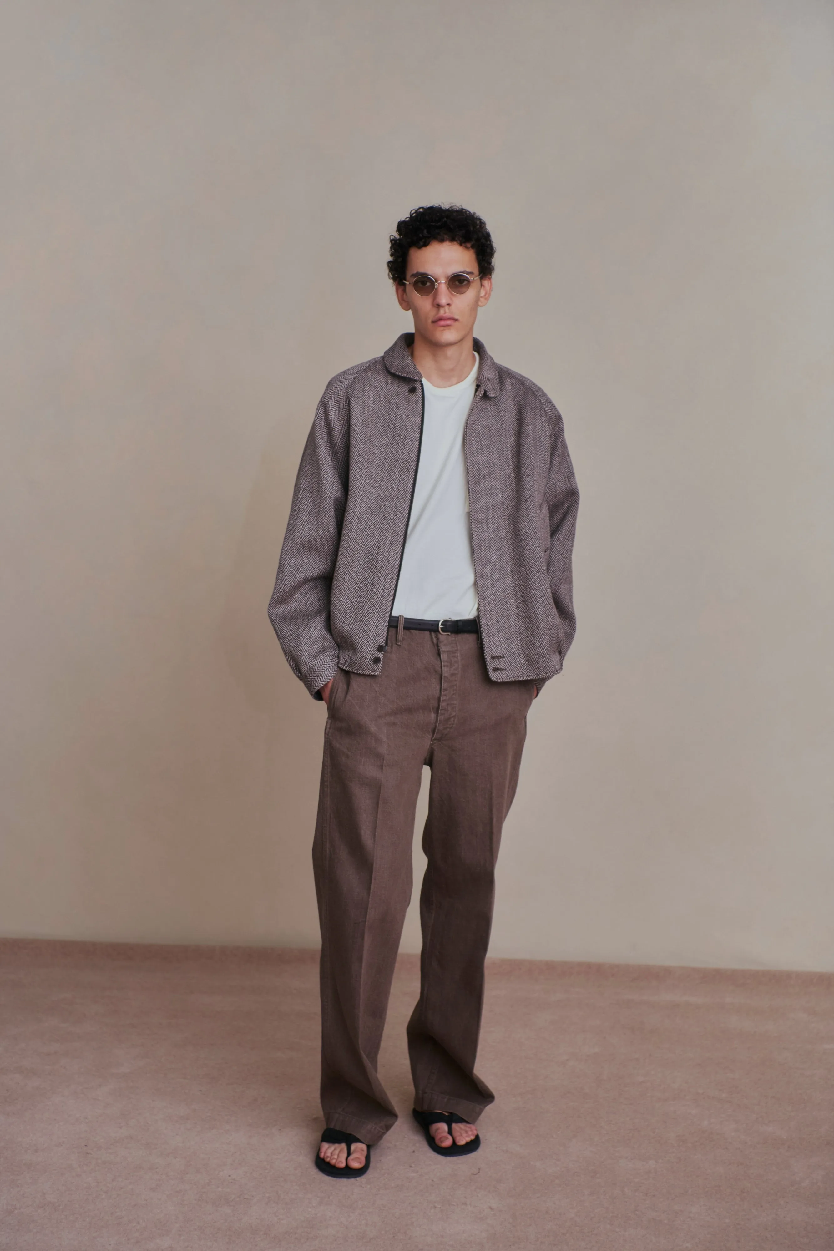 ROUND-COLLAR MOTORING JACKET - 261OJ-JK02 sold by Old Joe product image thumbnail 4