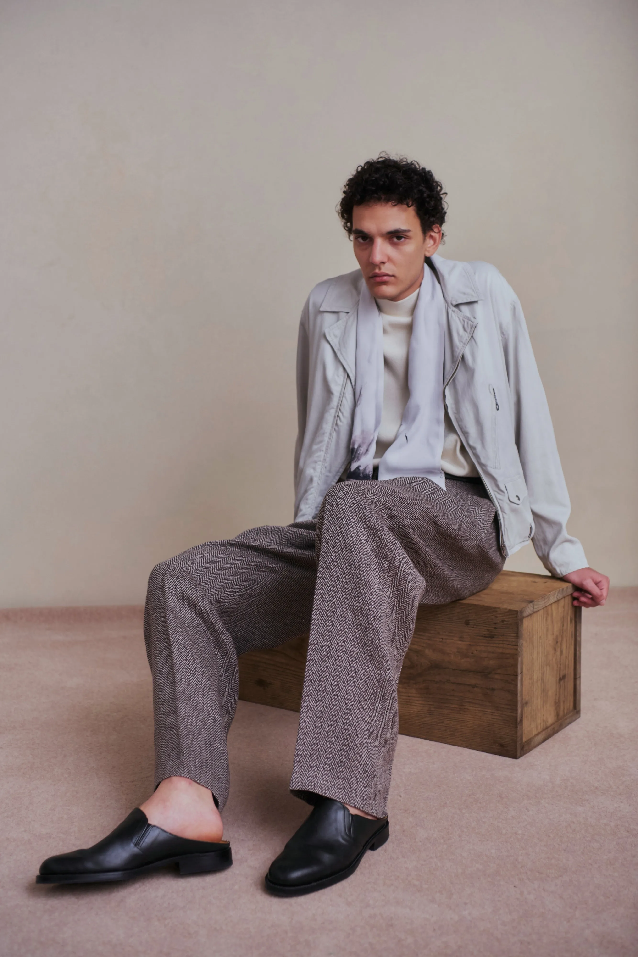 DOUBLE-PLEATED DRAPE TROUSER - 261OJ-PT01 sold by Old Joe product image thumbnail 4