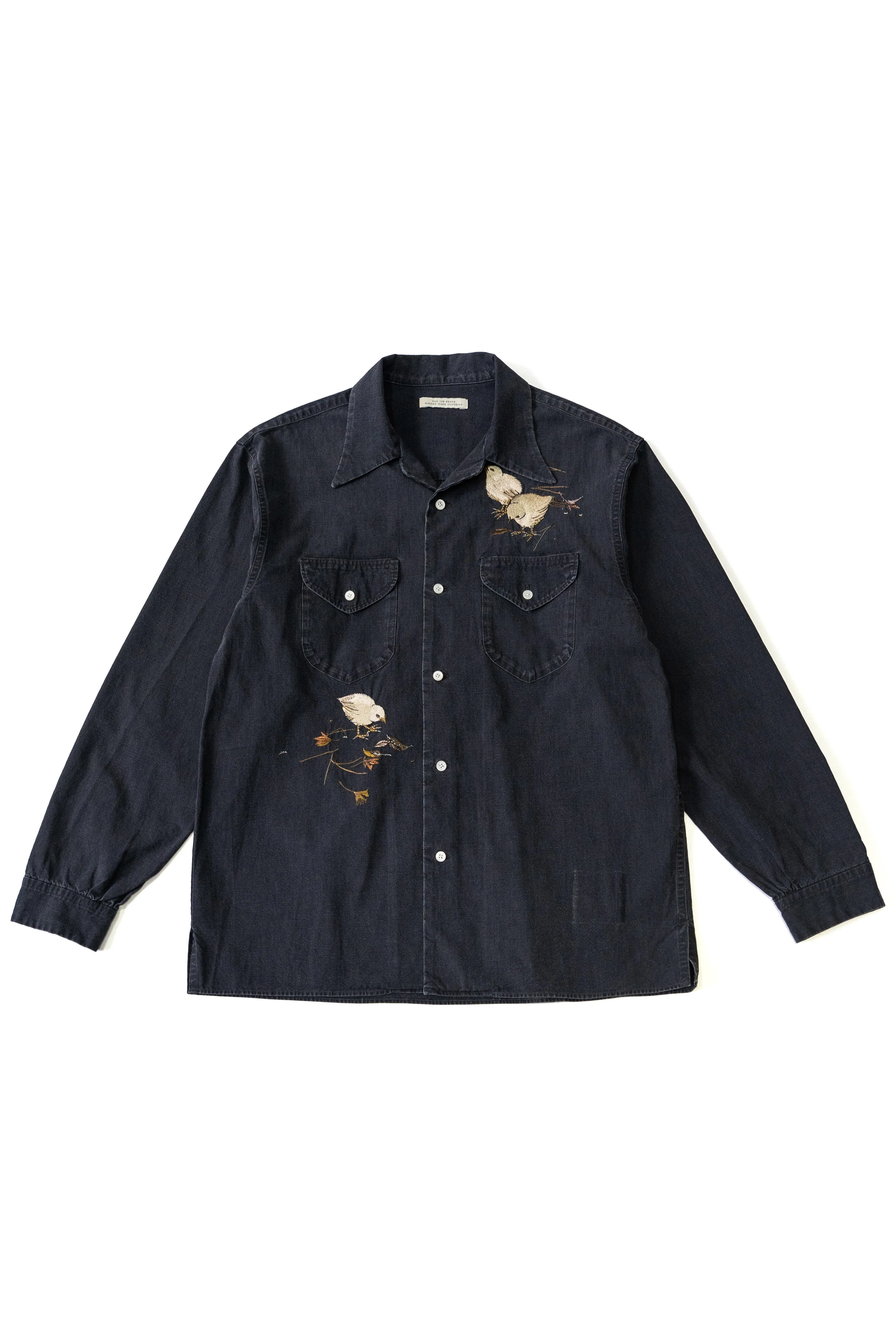 SWALLOW COLLAR SPORTS SHIRTS Long-sleeve (Hiyoko) - 261OJ-SH01 sold by Old Joe product image thumbnail 2