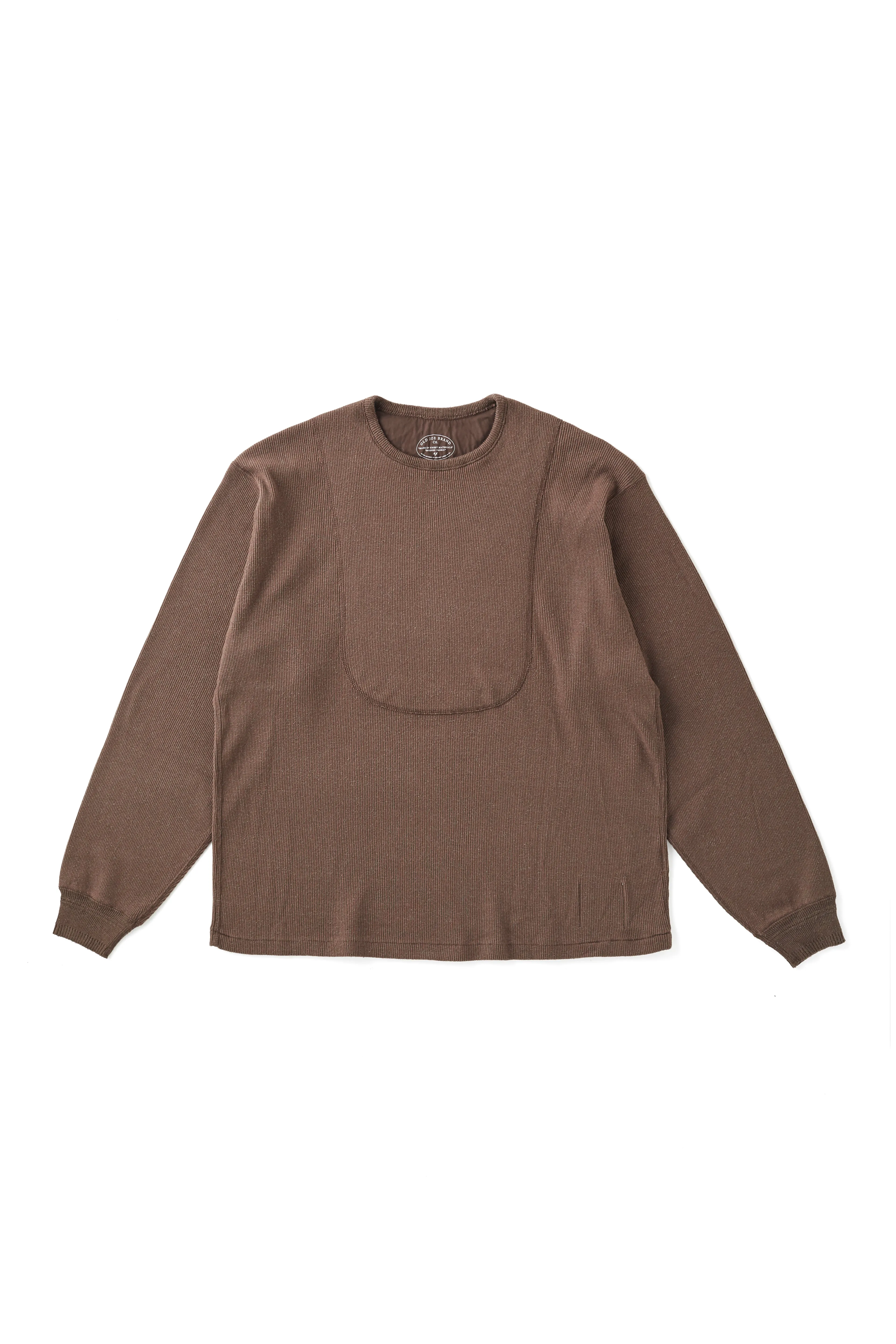 CREW-NECK SILK NEP RIBED TOPS - 252OJ-CT01 sold by Old Joe product image thumbnail 2