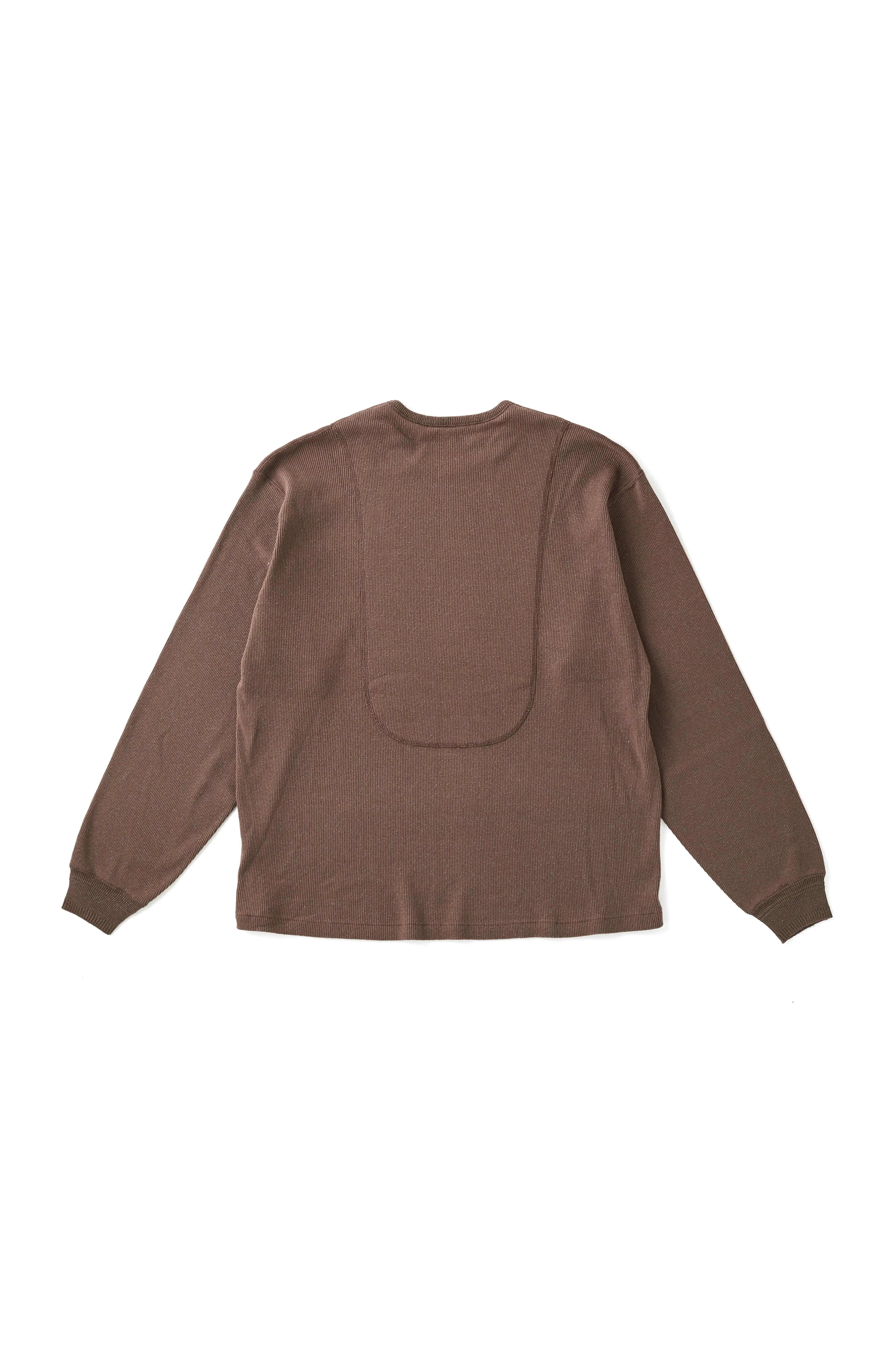 CREW-NECK SILK NEP RIBED TOPS - 252OJ-CT01 sold by Old Joe product image thumbnail 4