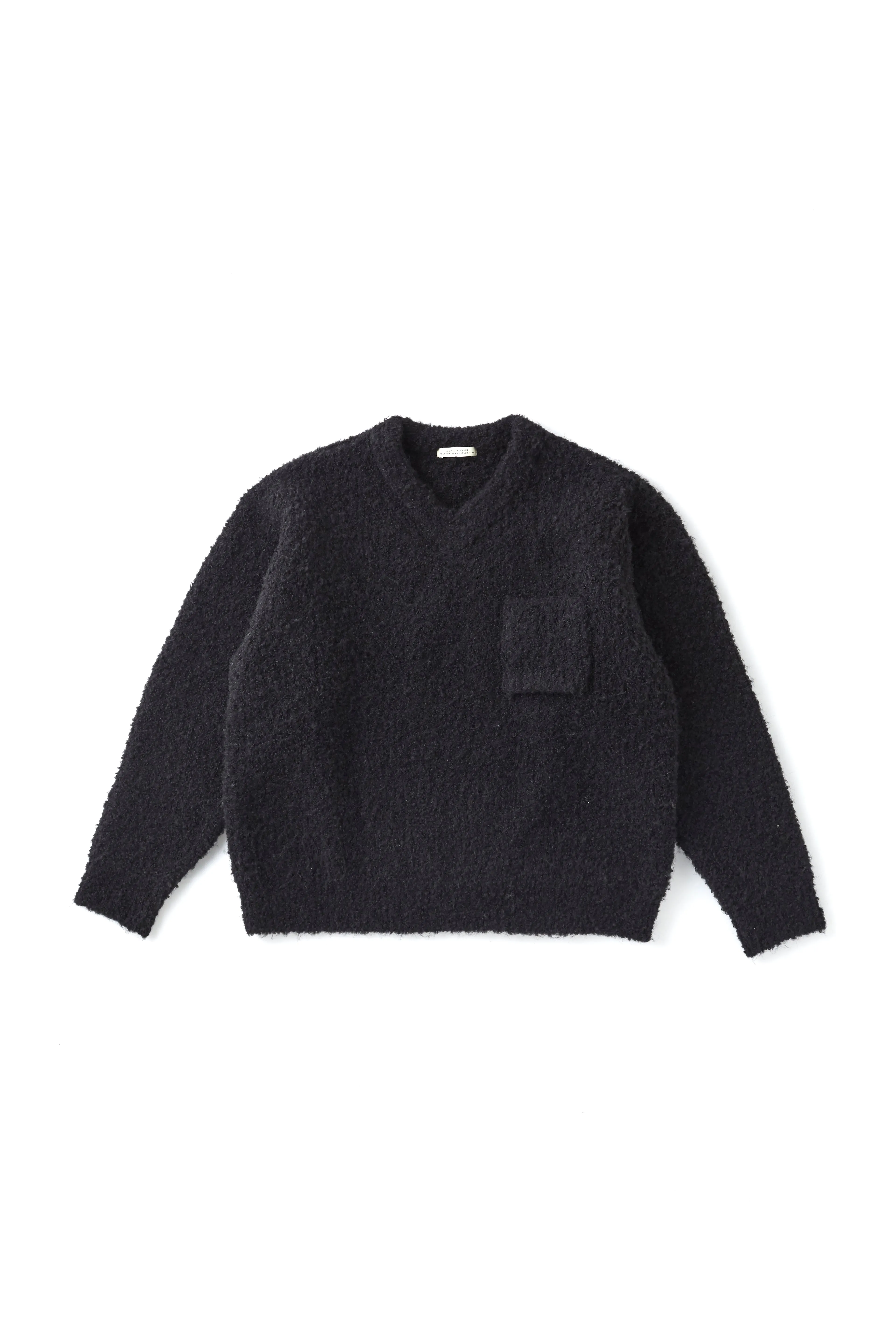 BOUCLE ALPAKA V-NECK SWEATER - 252OJ-KN04 sold by Old Joe product image thumbnail 2