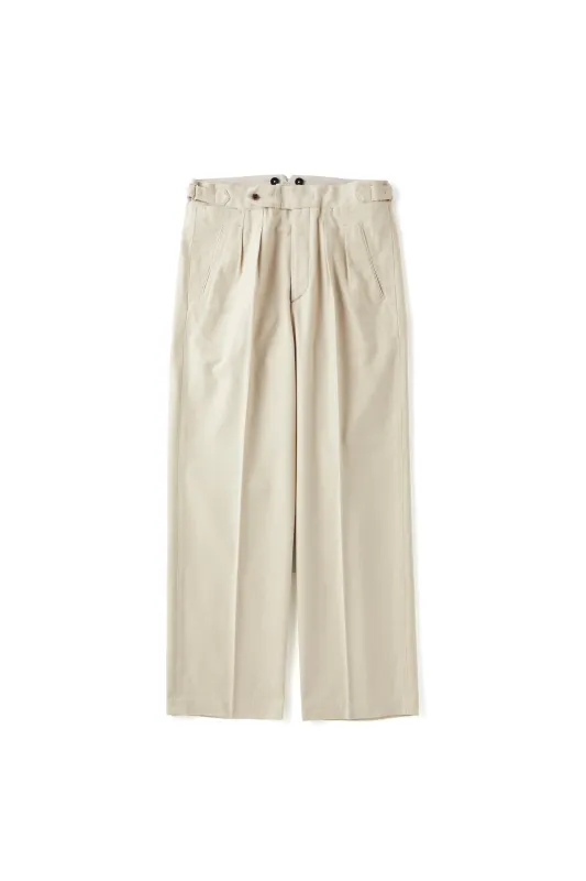 DOUBLE-PLEATED SMARTY TROUSER - 252OJ-PT08 made by Old Joe