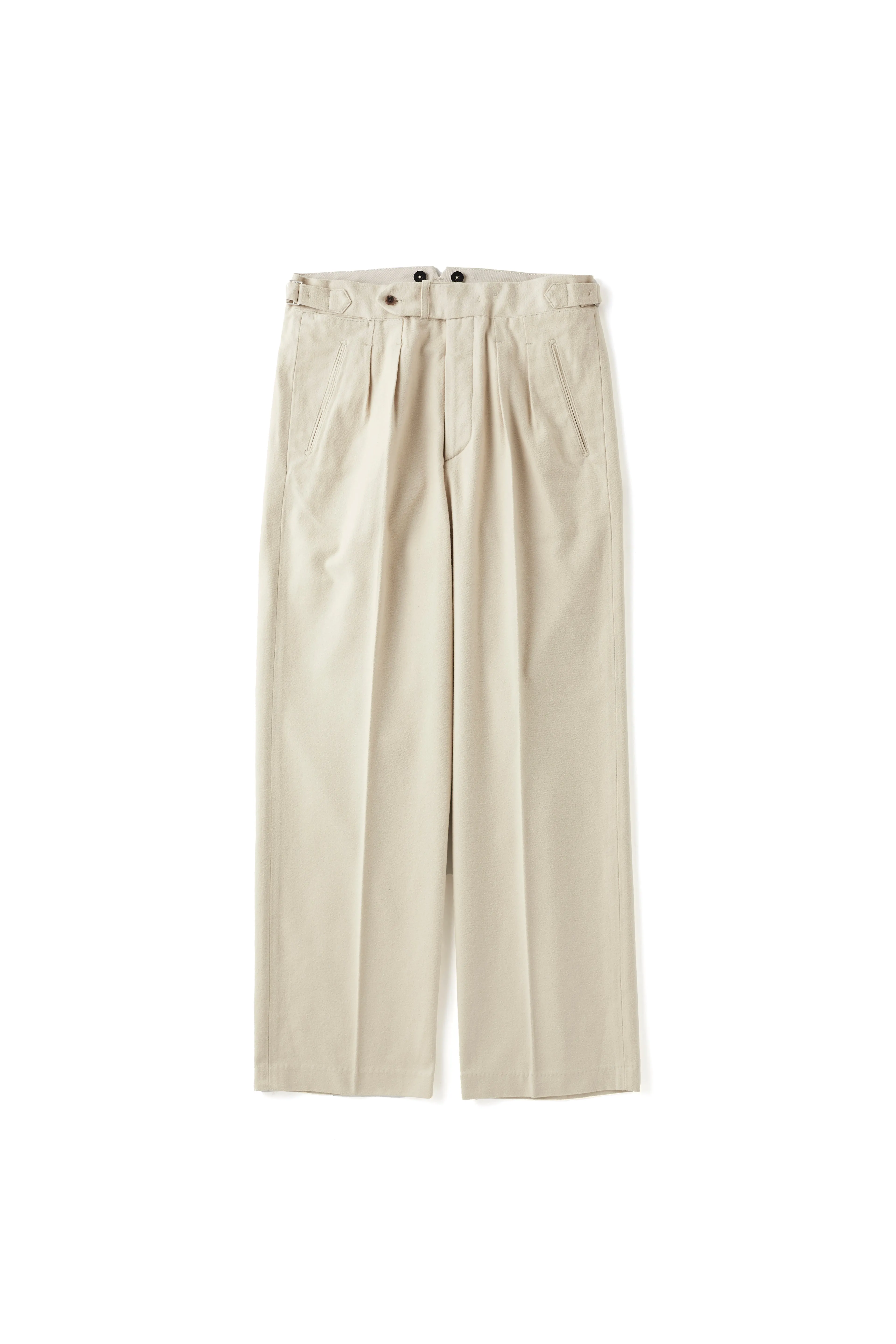 DOUBLE-PLEATED SMARTY TROUSER - 252OJ-PT08 sold by Old Joe