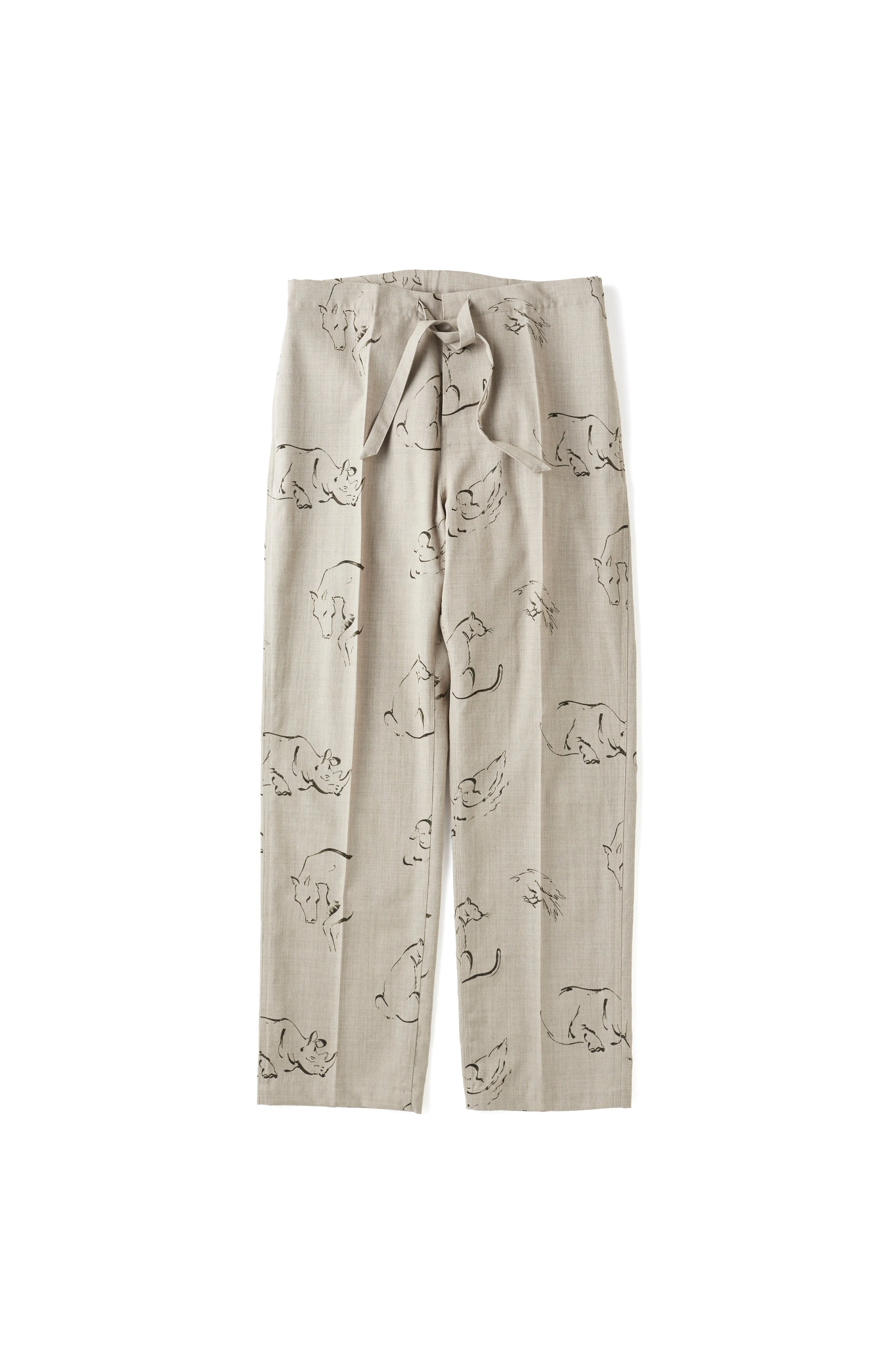 ORIGINAL PRINTED EASY TROUSER (Animal Drawing) - 252OJ-PT06 sold by Old Joe
