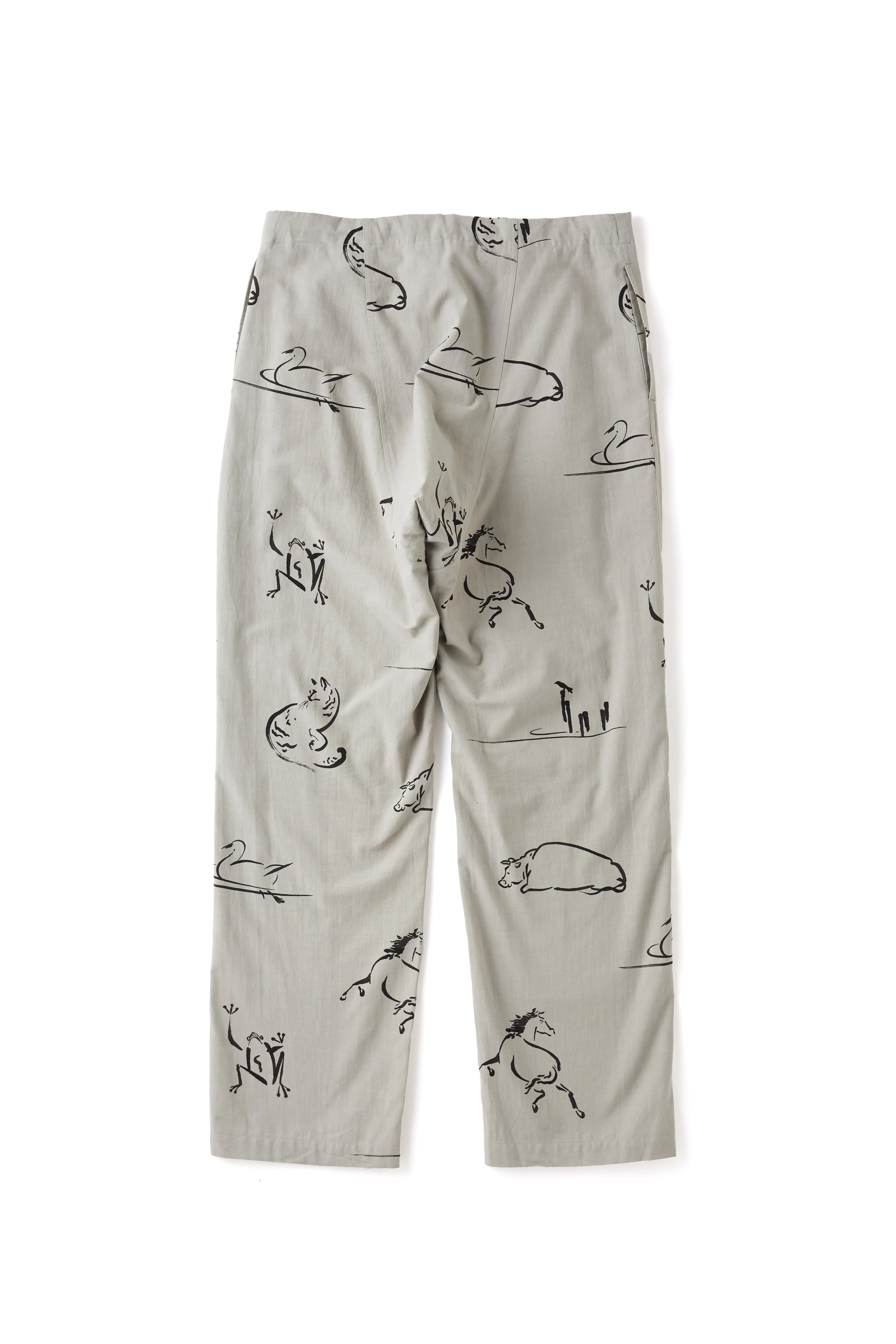 ORIGINAL PRINTED EASY TROUSER (Animal Drawing) - 251OJ-PT19 sold by Old Joe product image thumbnail 3