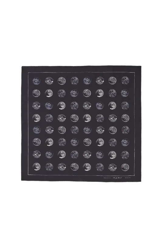FADED SILK BANDANA - 251OJ-AC01 made by Old Joe