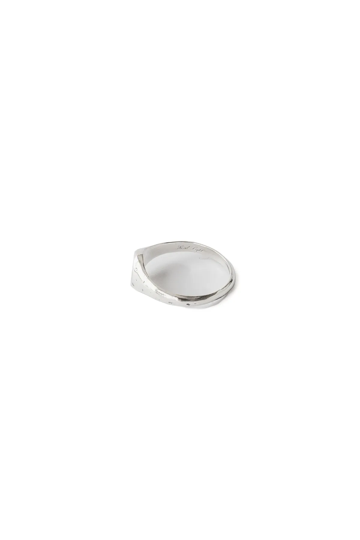 NOVEL LIGHT (SMALL OVAL SIGNET RING / HAMMERED) - OJ-AC03 sold by Old Joe product image thumbnail 3