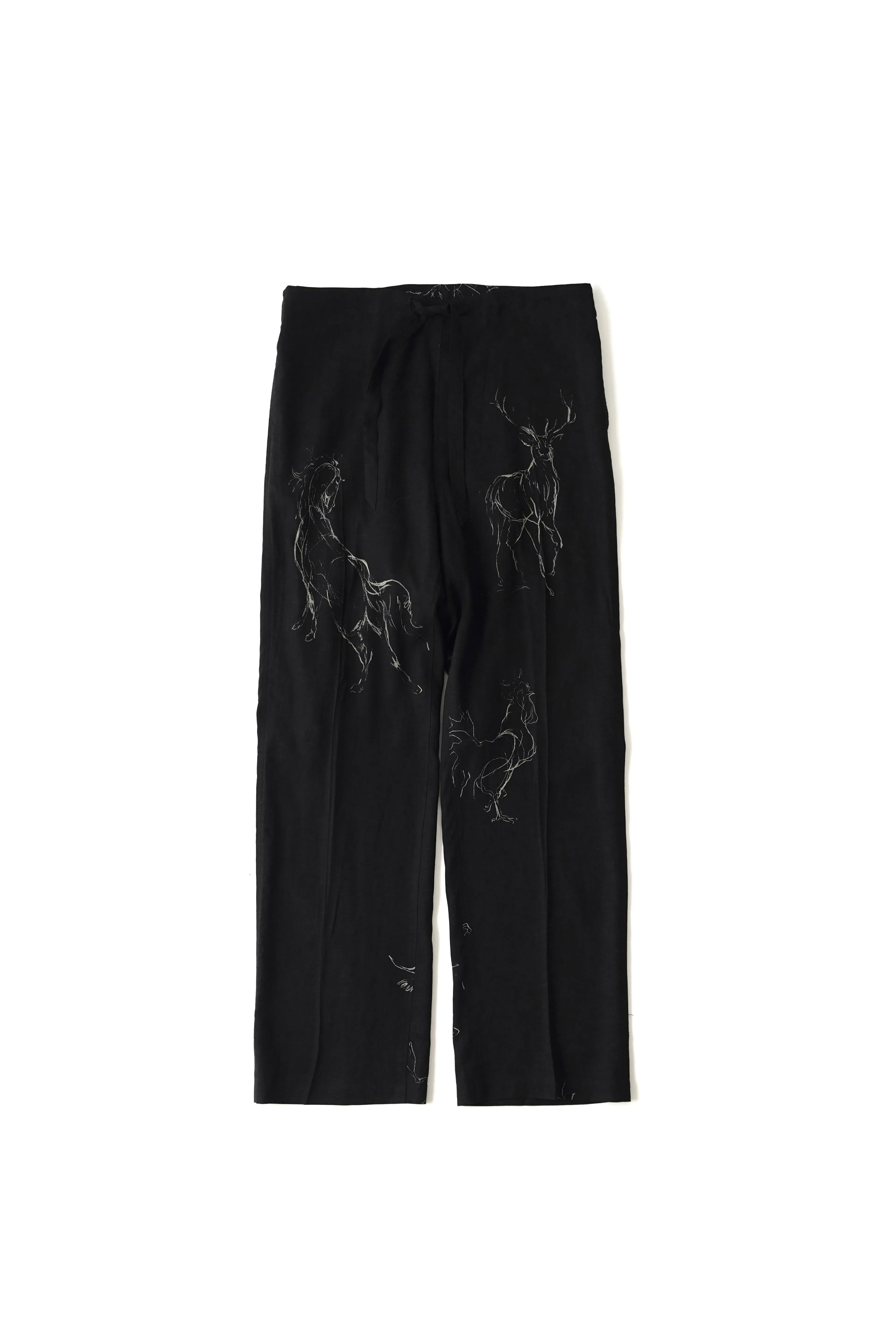 ORIGINAL PRINTED EASY TROUSER (ANIMAL DRAWING) - 261OJ-PT19 sold by Old Joe product image thumbnail 2