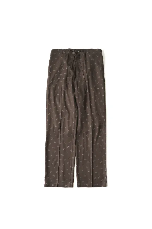 ORIGINAL PRINTED EASY TROUSER (ROPE KNOT) - 261OJ-PT18 made by Old Joe