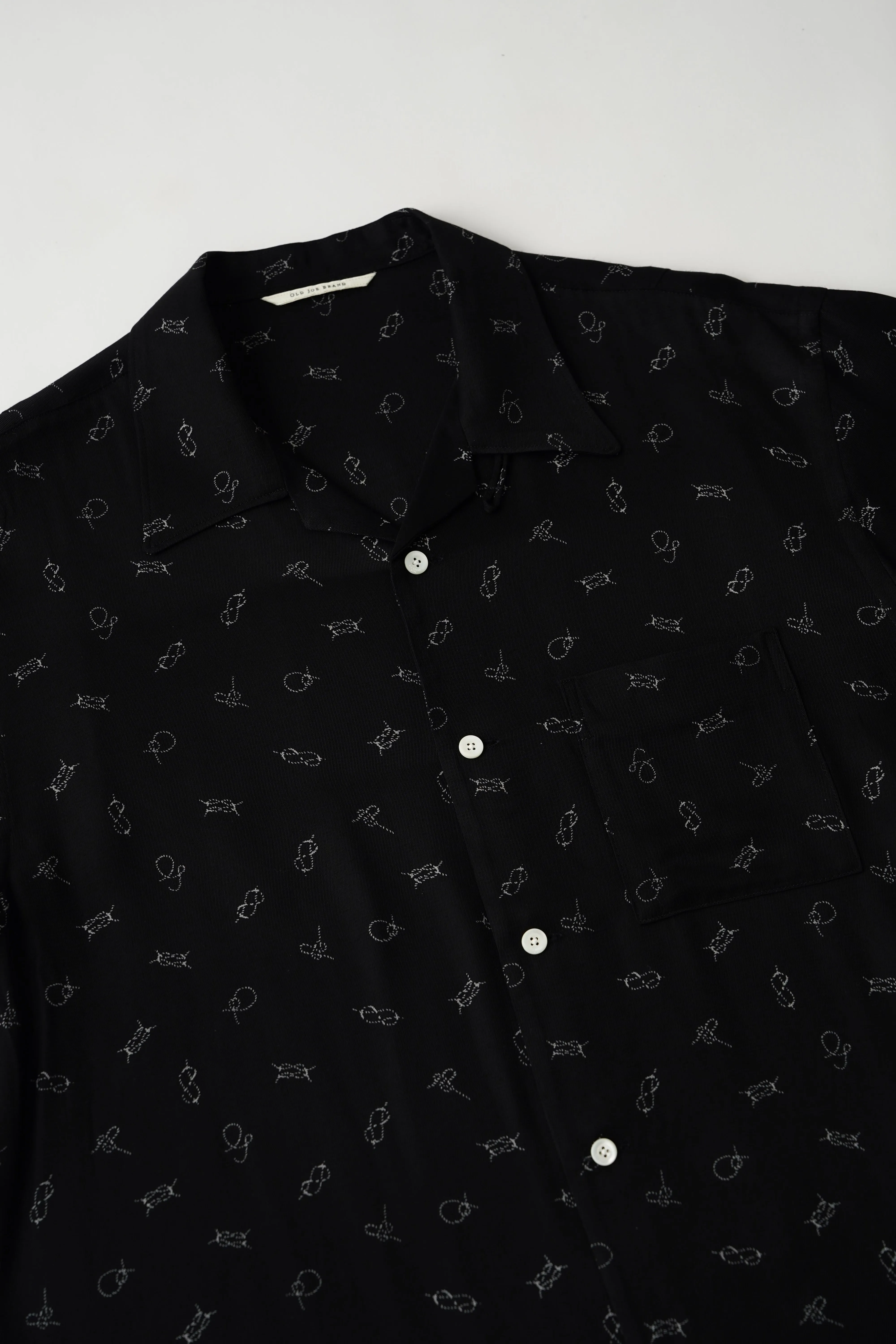 ORIGINAL PRINTED OPEN COLLAR SHIRTS (ROPE KNOT) Short-sleeve - 261OJ-SH21 sold by Old Joe product image thumbnail 5