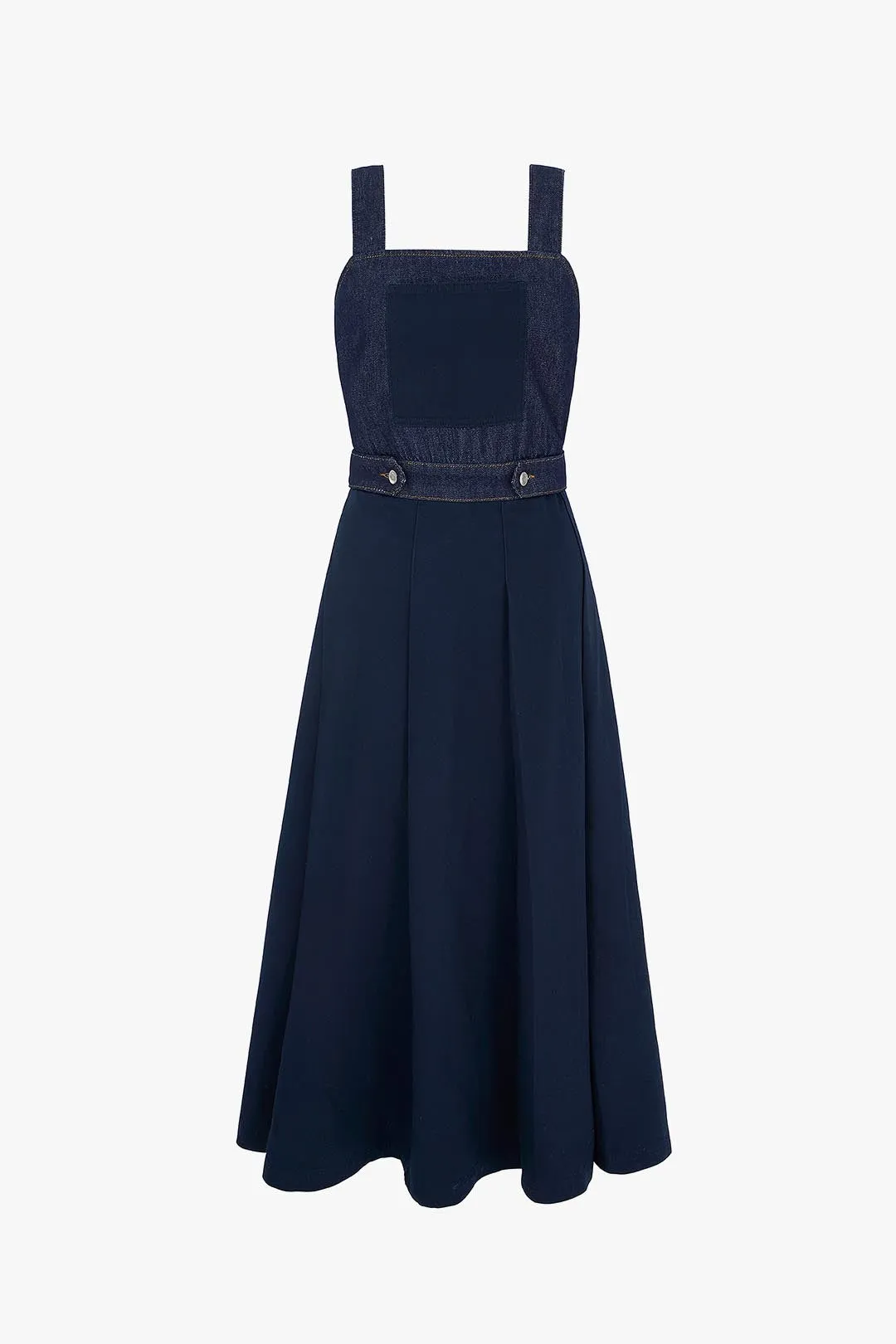 PARKS COTTON AND DENIM MIDI DRESS sold by Aligne product image thumbnail 5