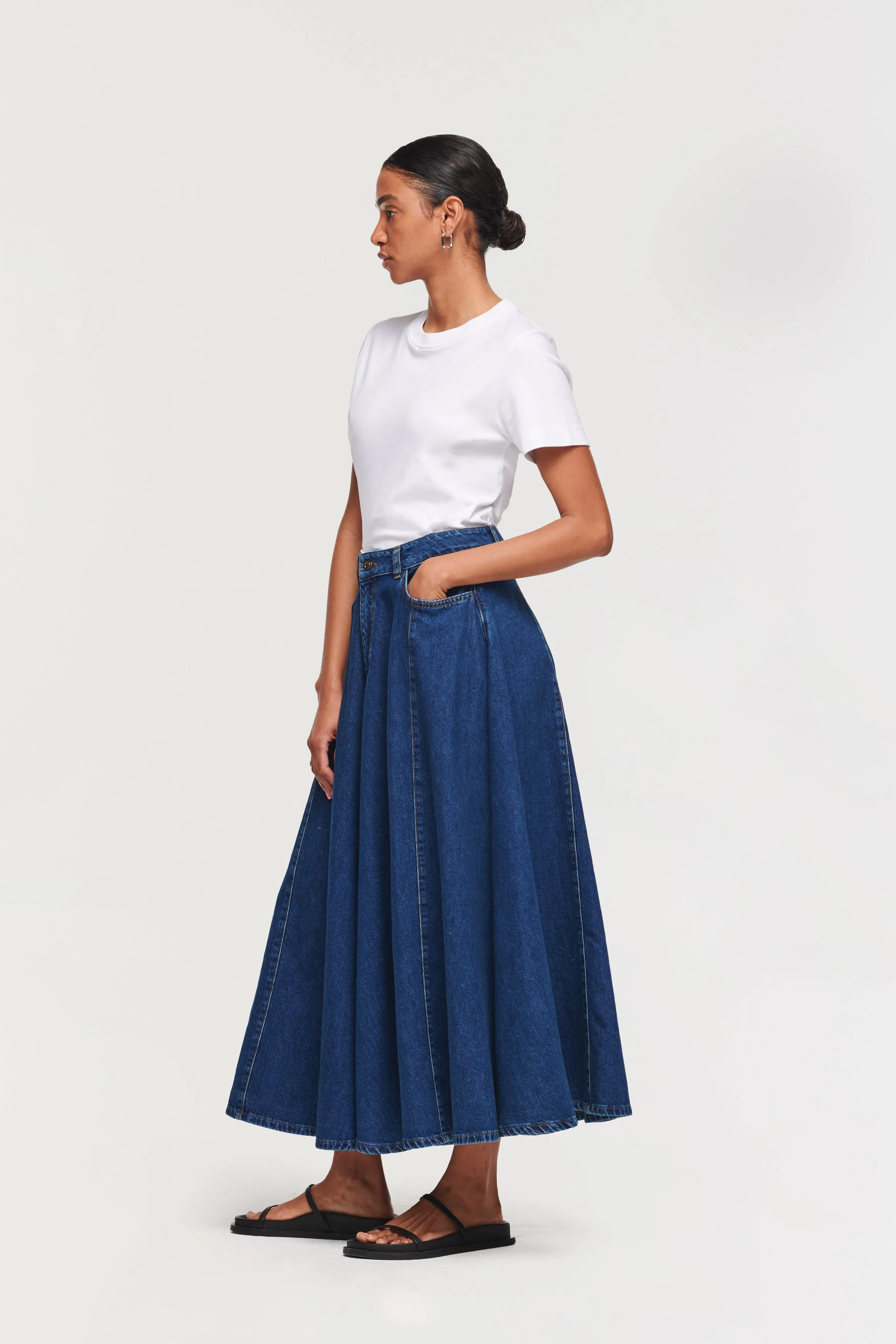 Luna Volume Ankle Length Skirt sold by Aligne product image thumbnail 2