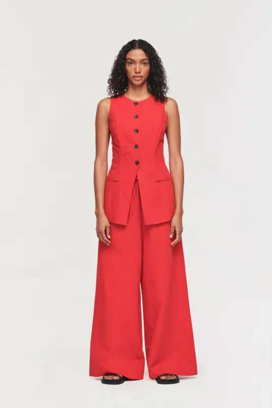 LEO LINEN WAISTCOAT sold by Aligne