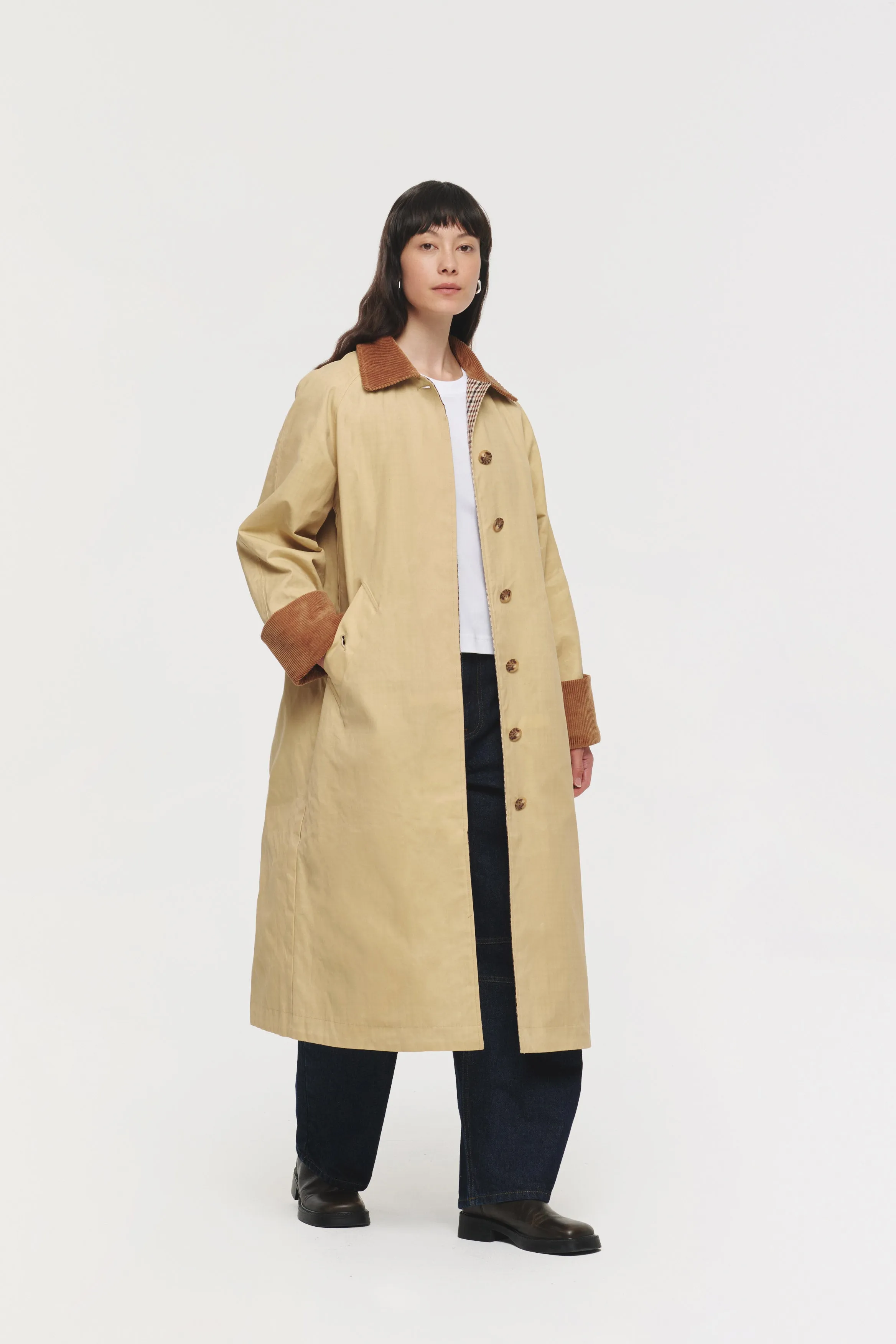 ジャケット・アウター yoke 20aw REVERSIBLE TRENCH COAT YOKE 20aw REVERSIBLE TRENCH COAT Trench