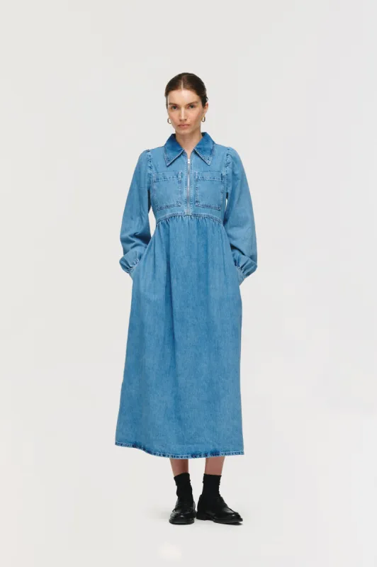 Gabriella Denim Dress sold by Aligne