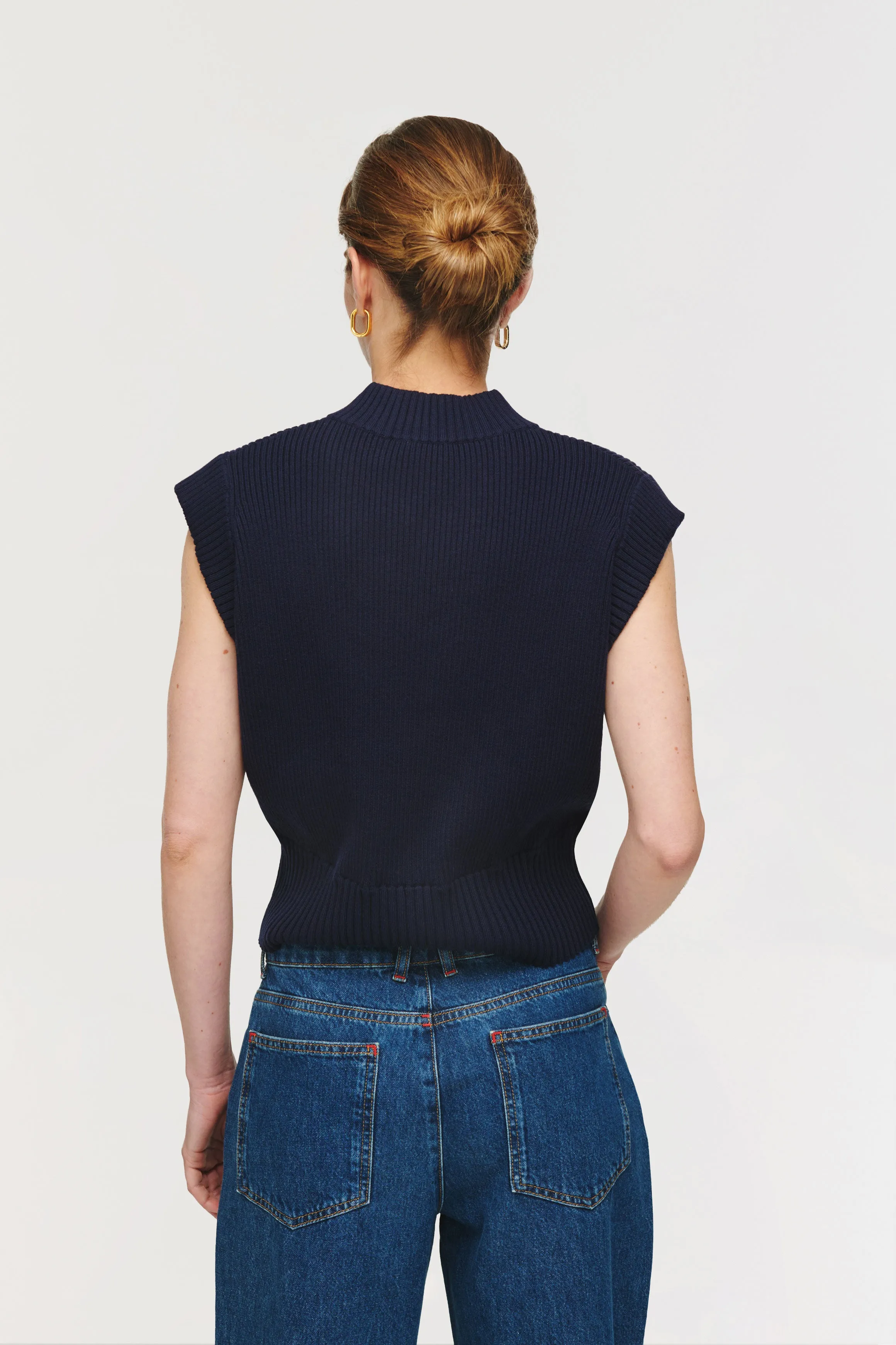 Marina V Neck Knit Vest sold by Aligne product image thumbnail 5