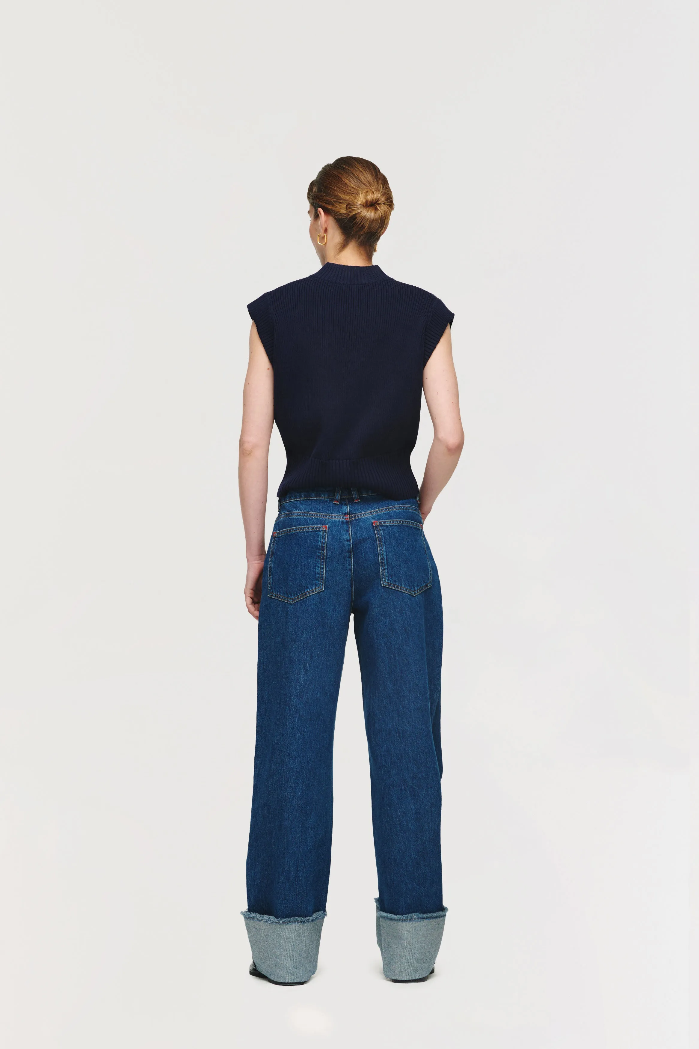 Marina V Neck Knit Vest sold by Aligne product image thumbnail 4