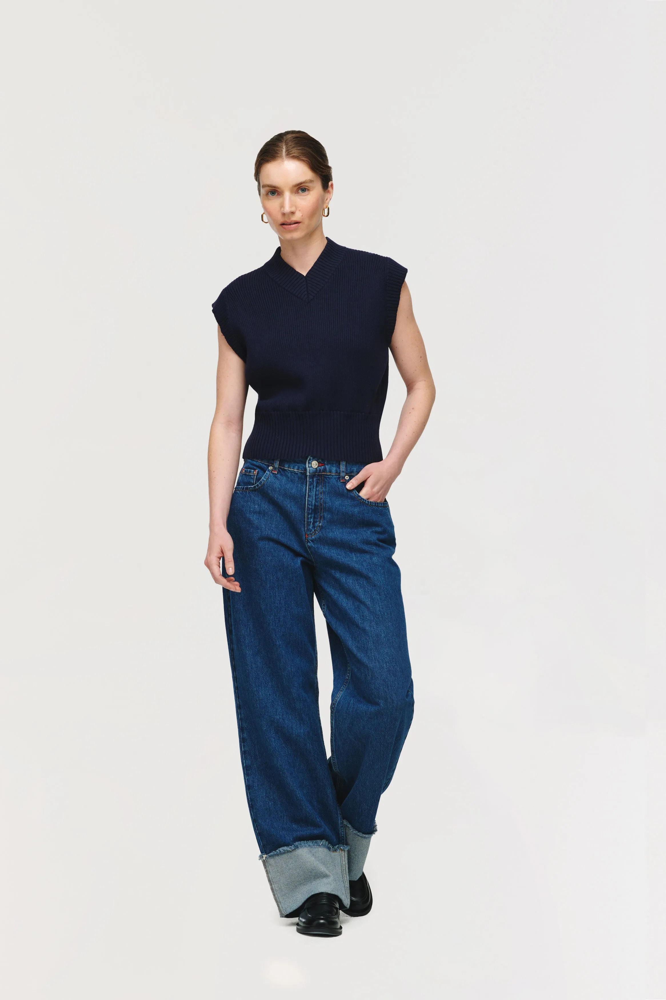 Marina V Neck Knit Vest sold by Aligne product image thumbnail 3