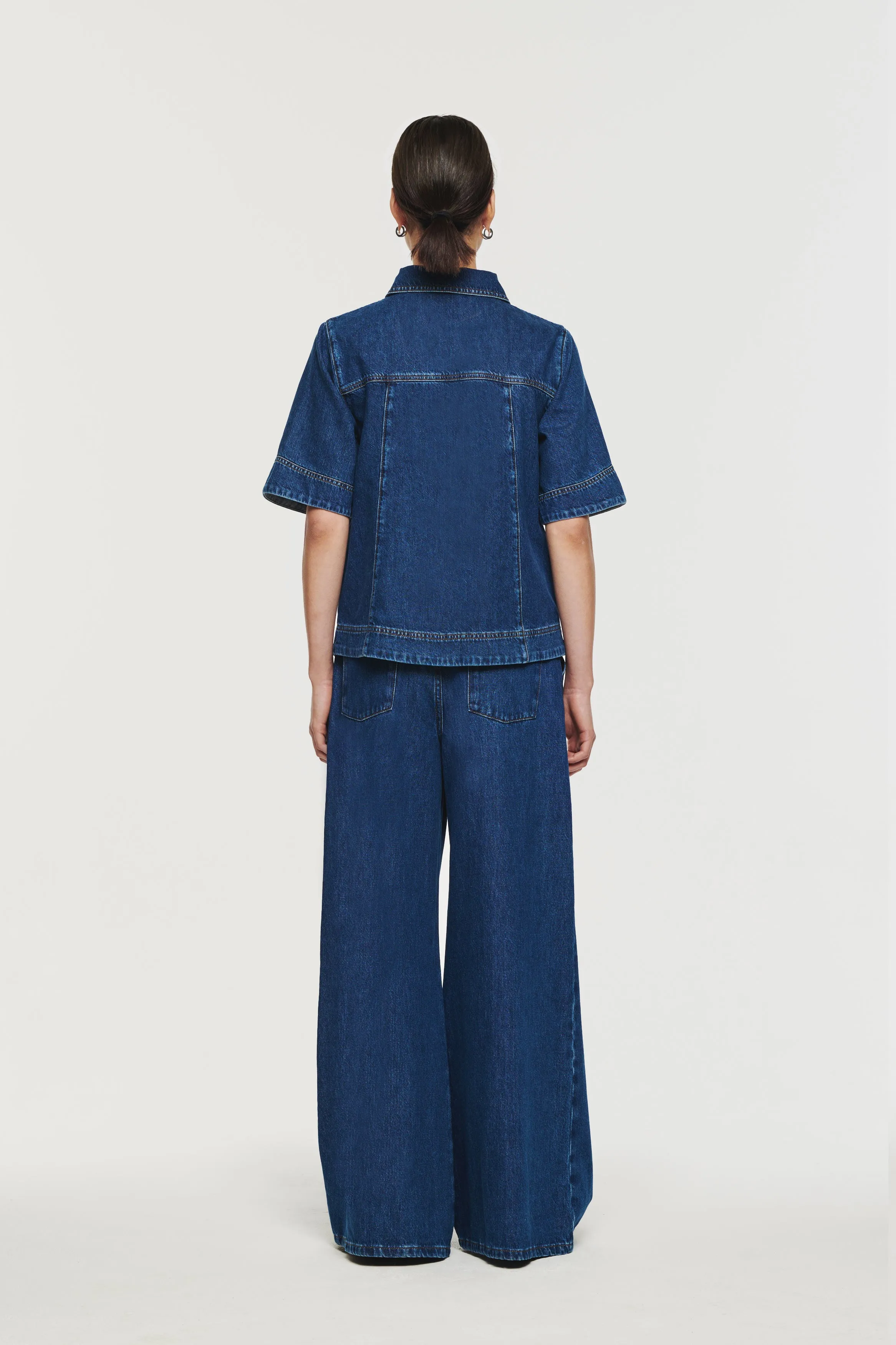 May Zip Through Denim Top sold by Aligne product image thumbnail 4