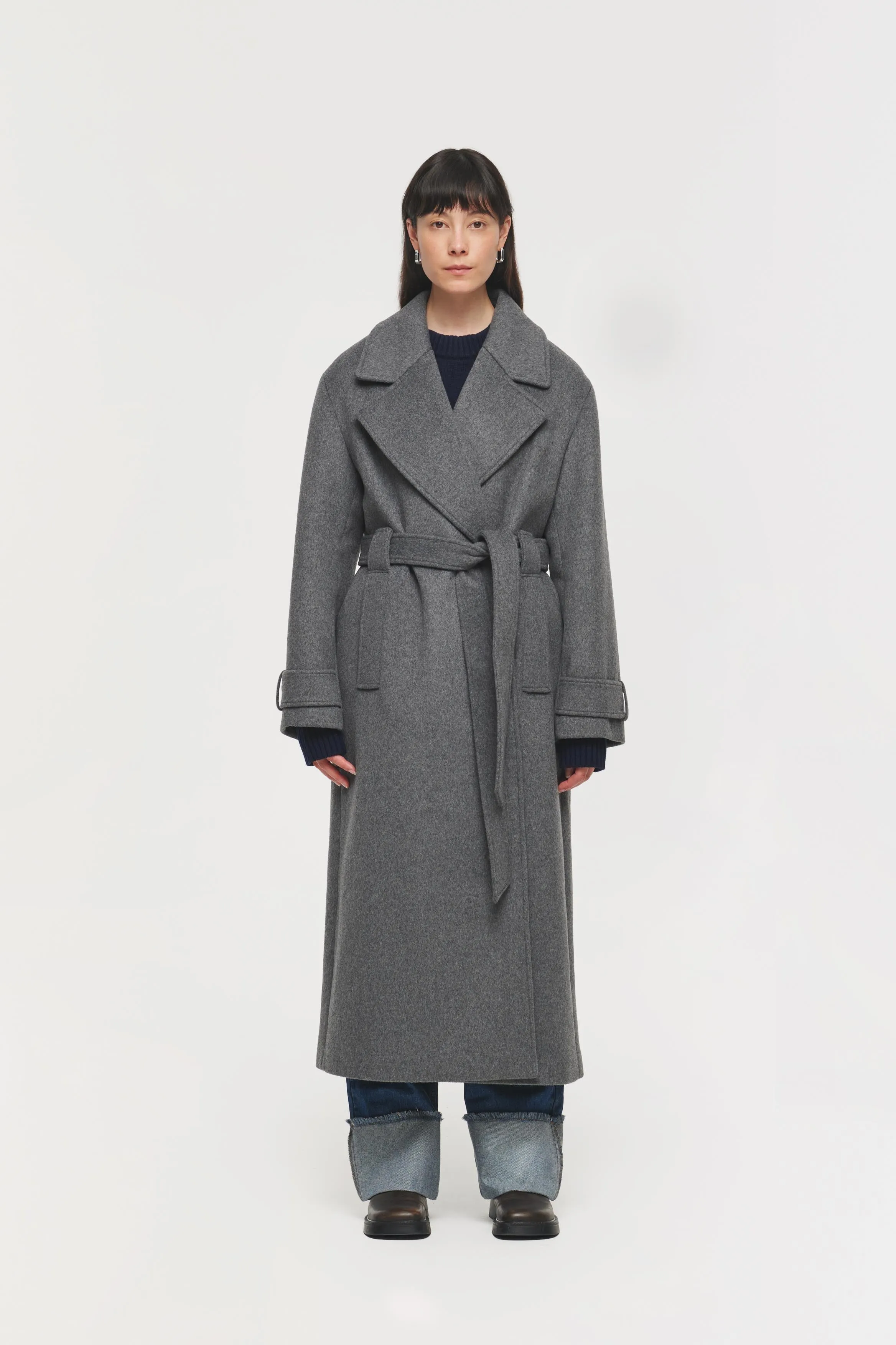 George Wrap Coat sold by Aligne